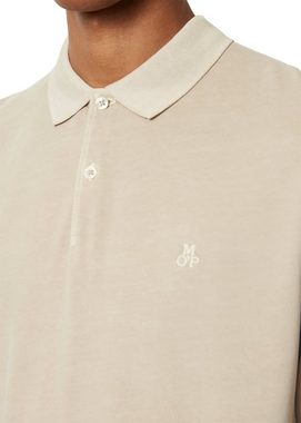 Marc O'Polo Langarm-Poloshirt aus reiner Bio-Baumwolle