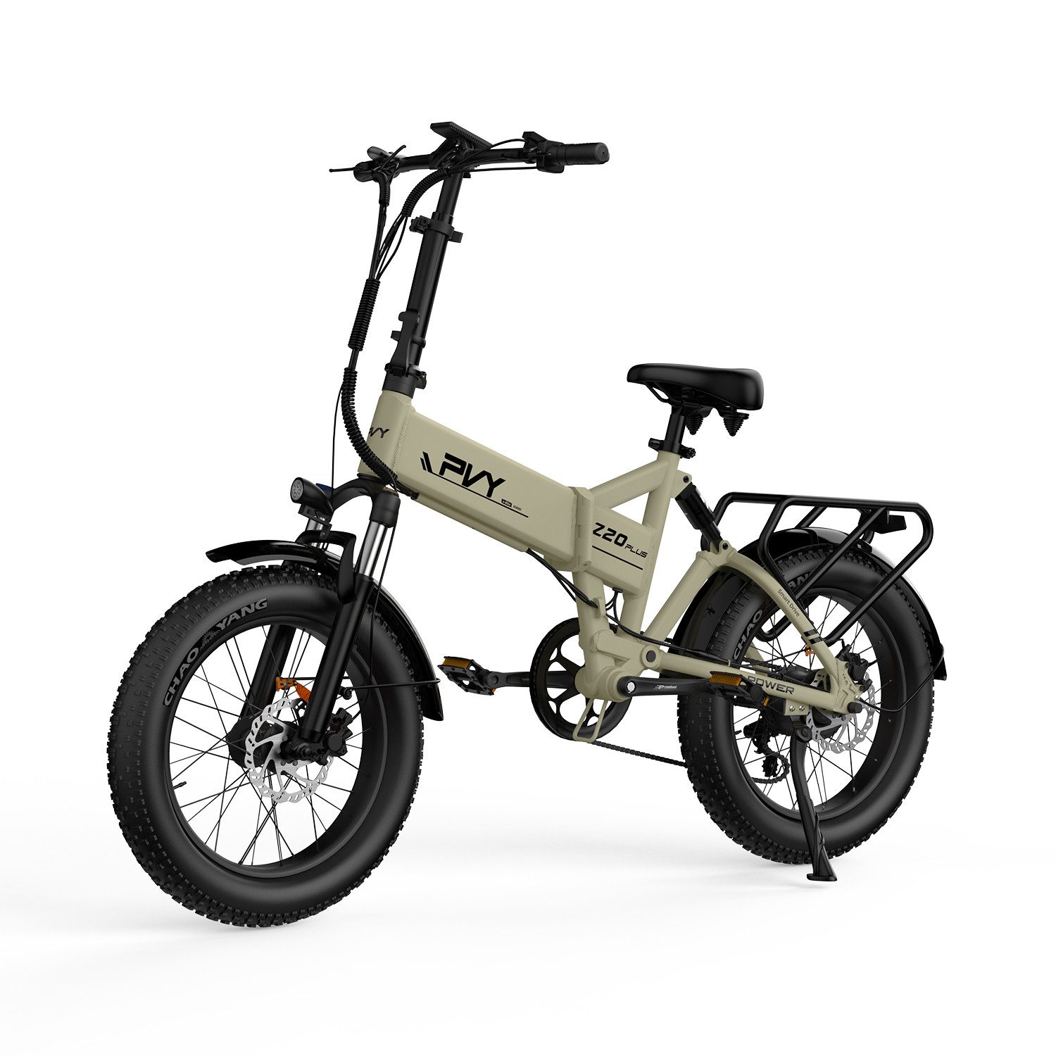 kowdom E-Bike Pedelec (unterstützt bis 25 km/h) Klapprad 20 Zoll Fatbike 1000W 48V 16,5Ah hydr. Bremse 7-Gang, 7 Gang Shimano Schaltwerk, Kettenschaltung, Bürstenloser Getriebenabenmotor, 48 Wh, (Faltrad, Bedienungsanleitung enthalten), Klappbar, Fatbike,