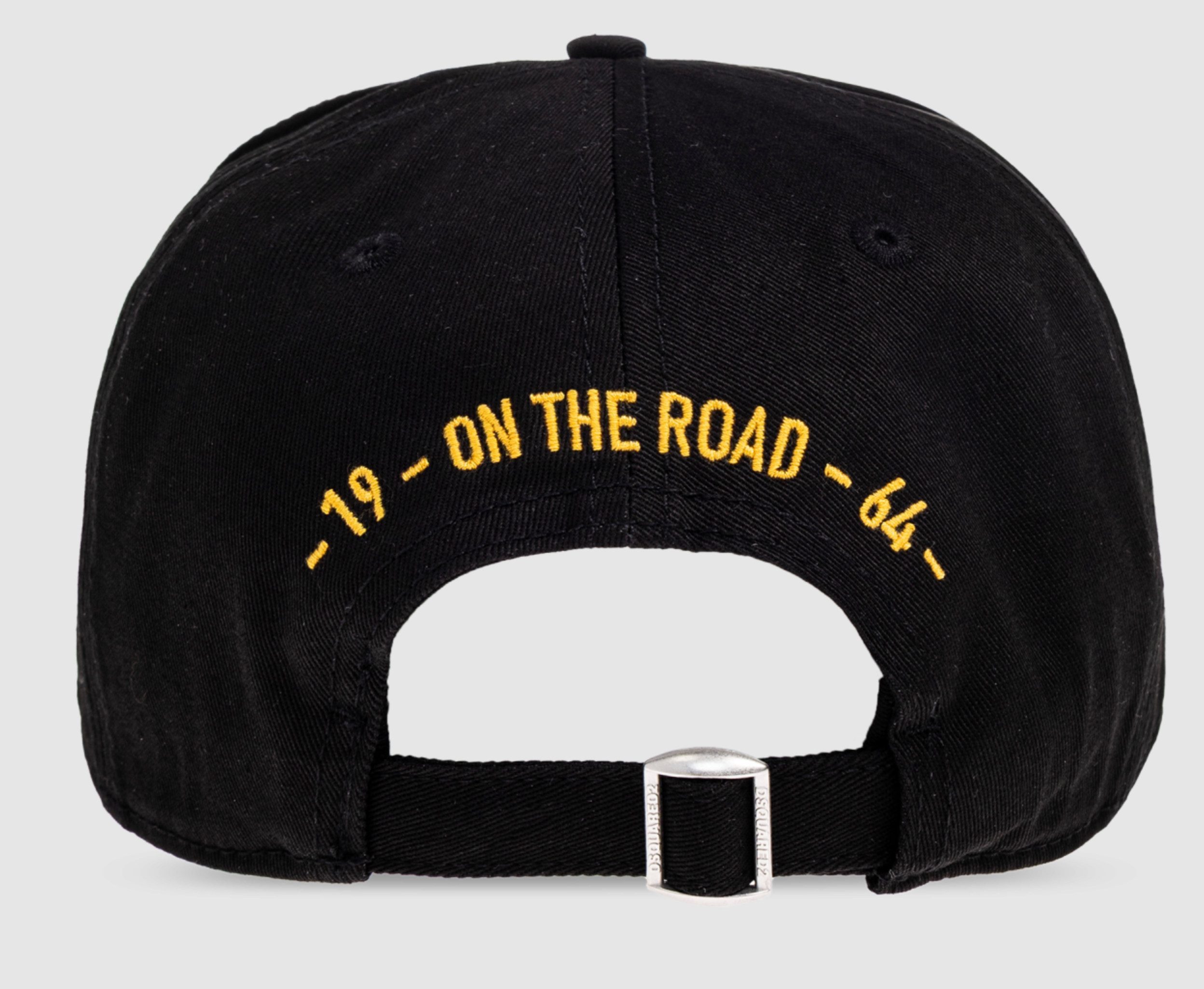 Dsquared2 Baseball Cap Canadian Rebels Basecap Cap Icon Mütze Basebalkappe Unisex Gestickter Schriftzug 19 ON THE ROAD 64 auf der Rückseite