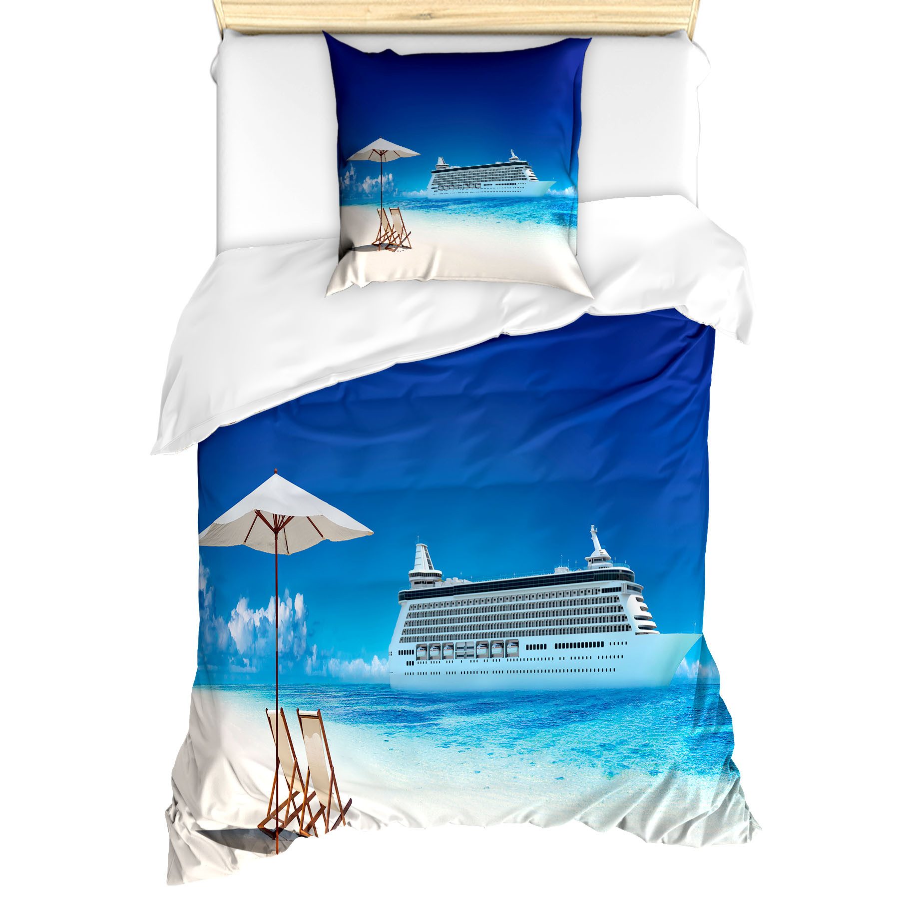 Bettwäsche Milbensicher Allergiker geeignet mit Kissenbezug