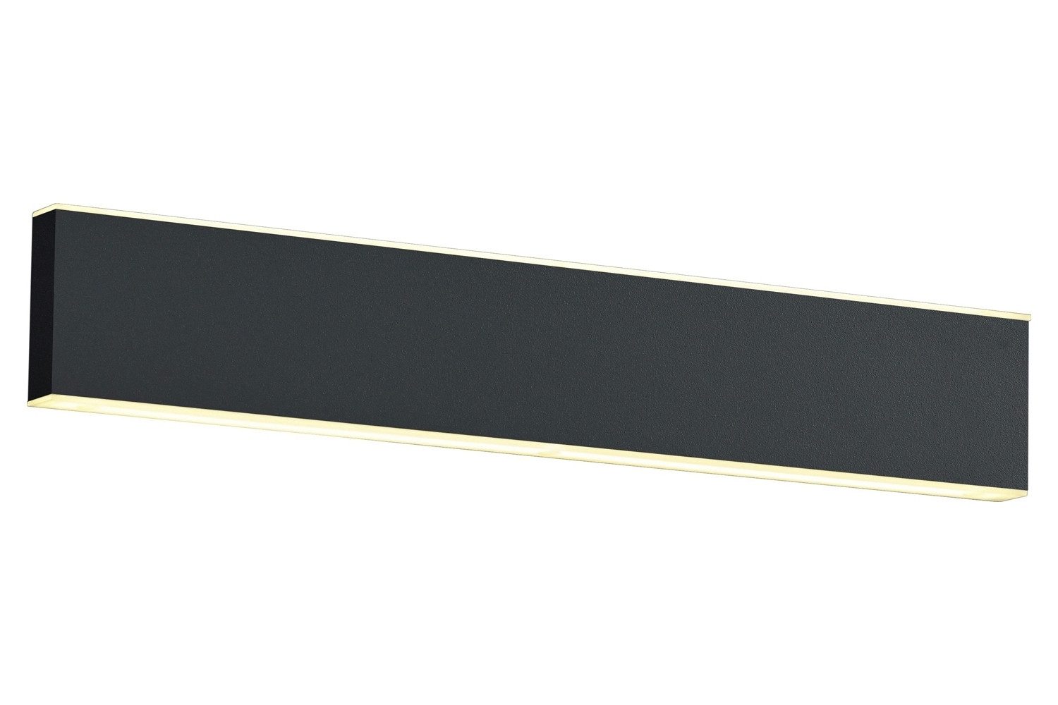 B-LEUCHTEN LED Wandleuchte DELTA-B, B 30 cm, Schwarz, Metall, Akkubetrieben, Dimmfunktion, LED fest integriert, Extra-Warmweiß, USB-Ladekabel, USB-Anschluss, Netzteil