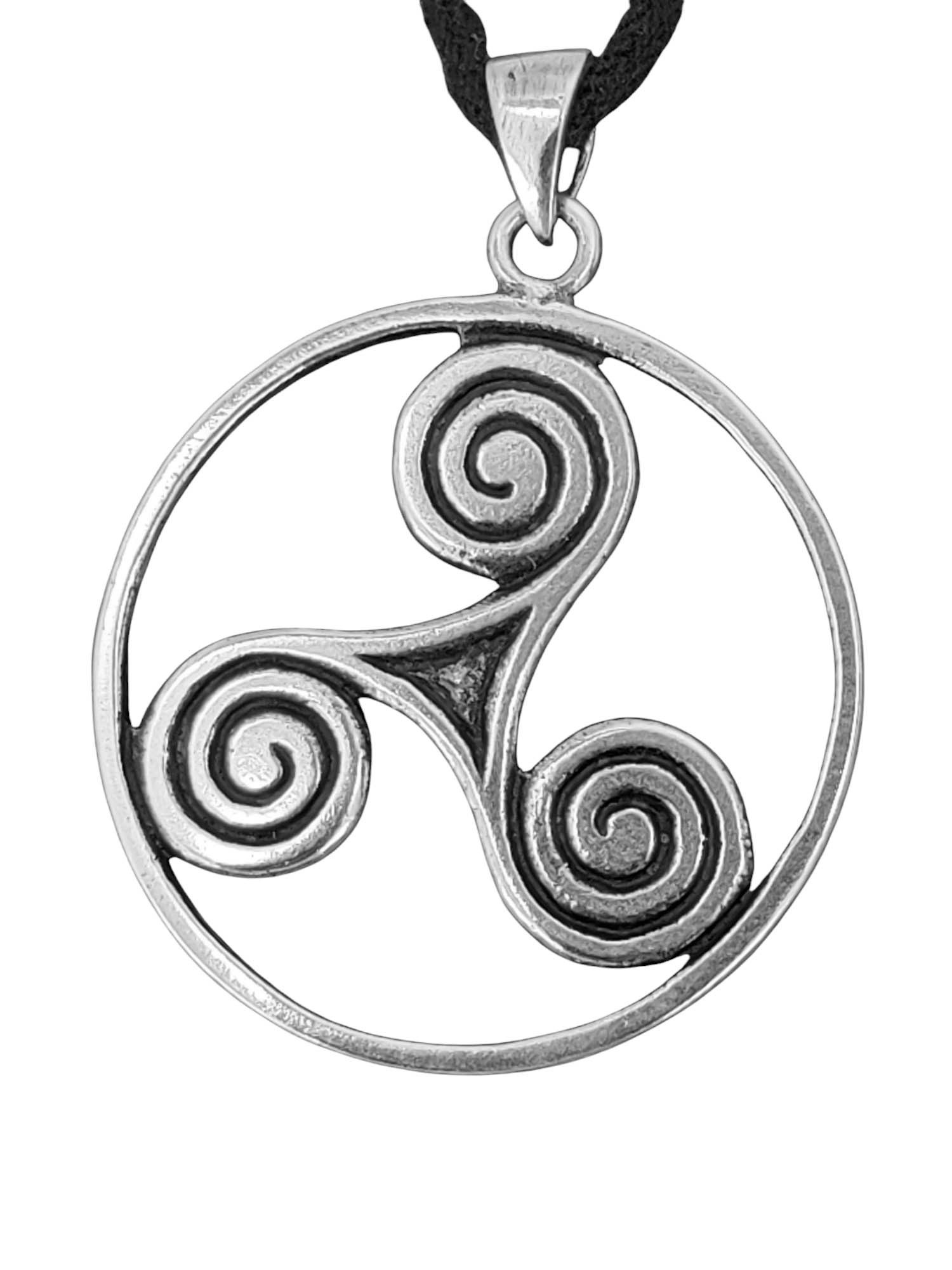 Kettenanhänger Triskelen Triskel Triskele Spirale