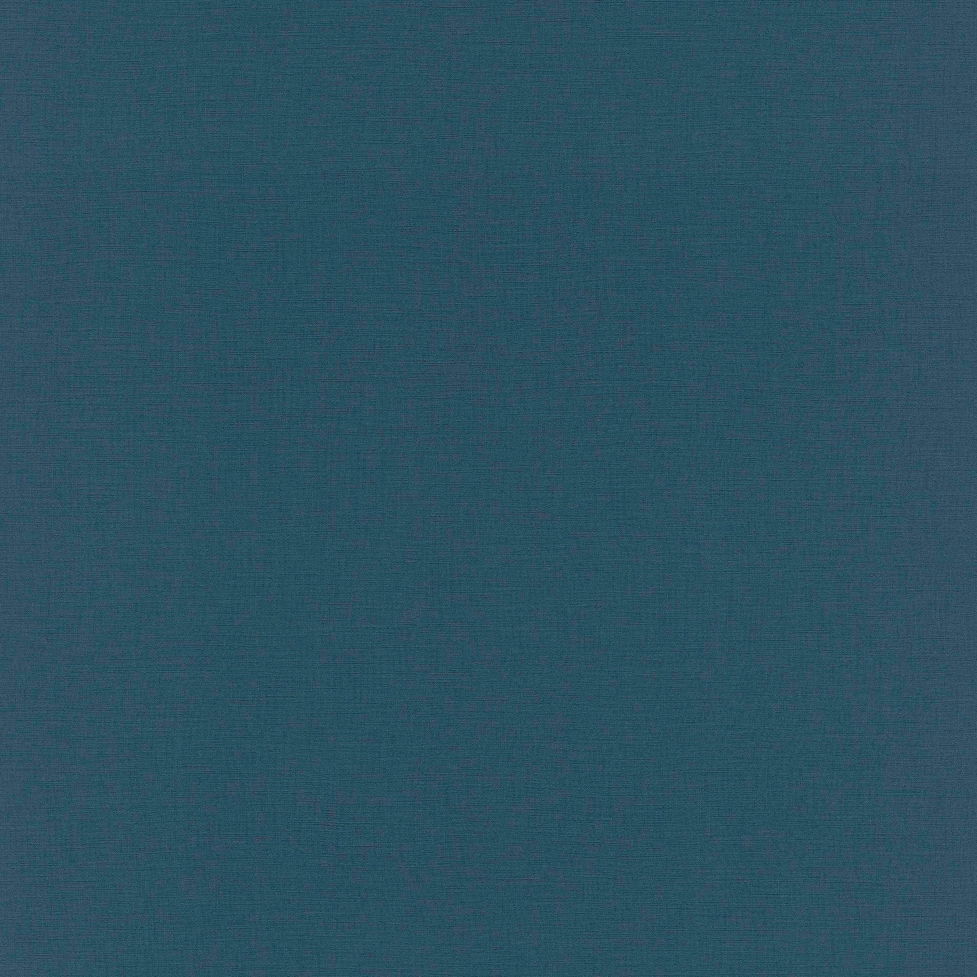 uni, Club Botanique Rasch geprägt, Vinyltapete Leinenoptik, blau II Claas (1 + St) (Original),