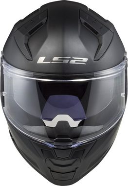 LS2 Motorradhelm FF811 Vector II Solid schwarz matt, Sonneblende