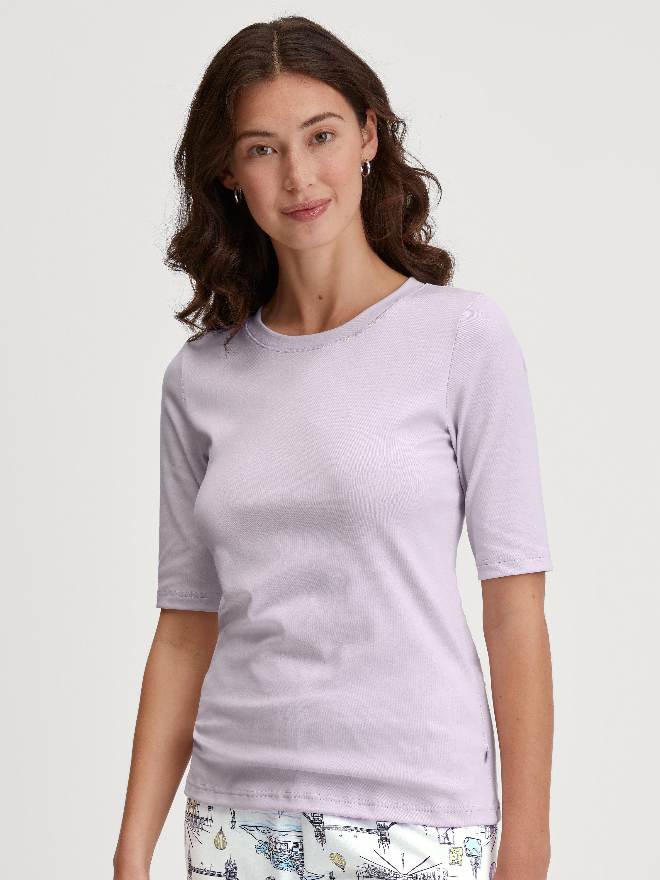 CALIDA Kurzarmshirt Favourites Arts Damen (1-tlg) Feinripp