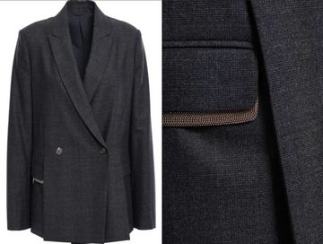 BRUNELLO CUCINELLI Jackenblazer BRUNELLO CUCINELLI Double-breasted Bead-Embellished Blazer Jacke Suit