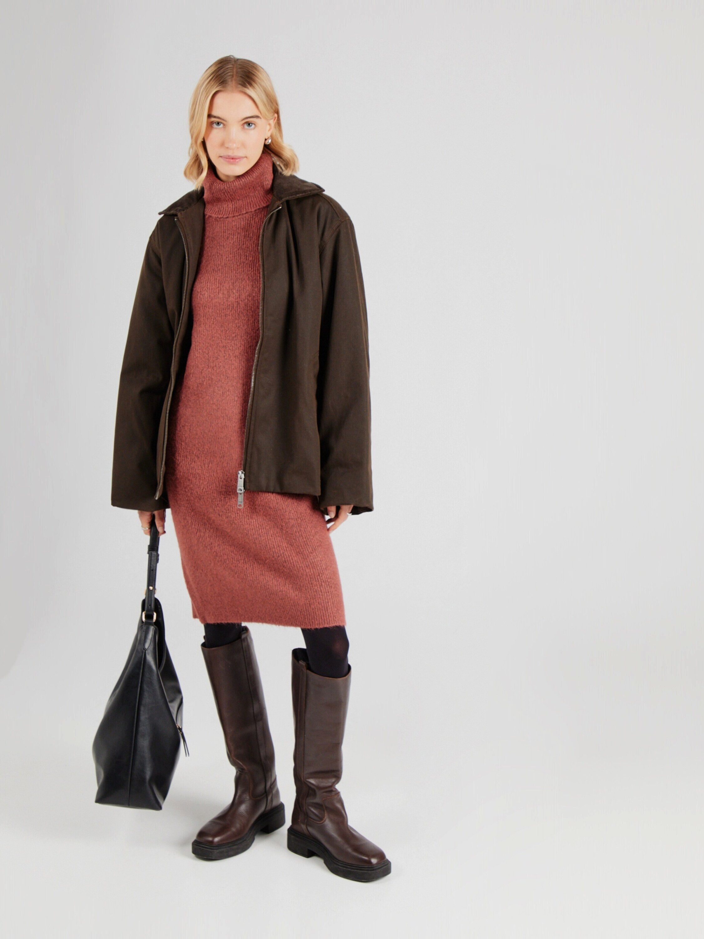 Vila Midikleid Cosy (1-tlg) Plain/ohne Details