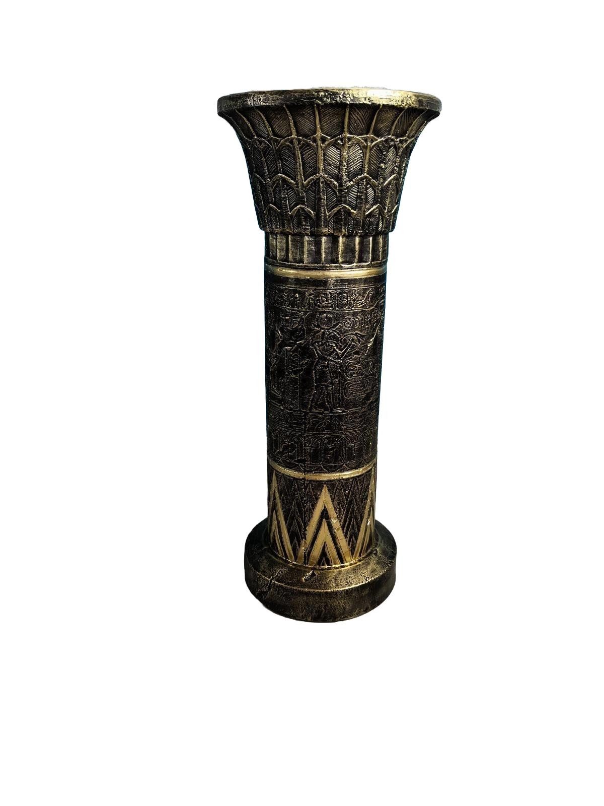JVmoebel Blumenständer Medusa Säule Römische Säulen Marmor Figur Deko Ständer 89cm Dekoration, Made in Europa