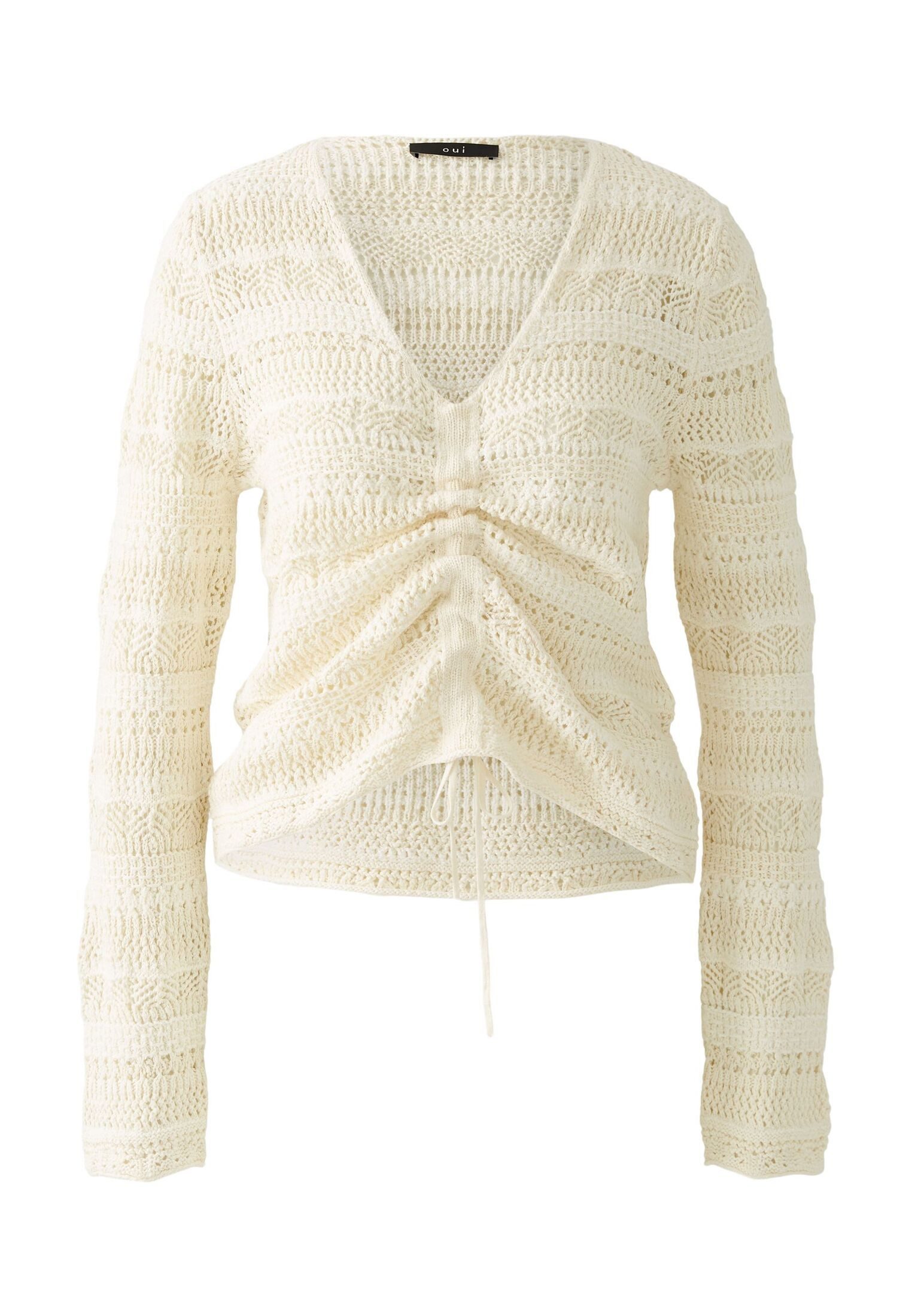 V-Ausschnitt-Pullover Pullover
