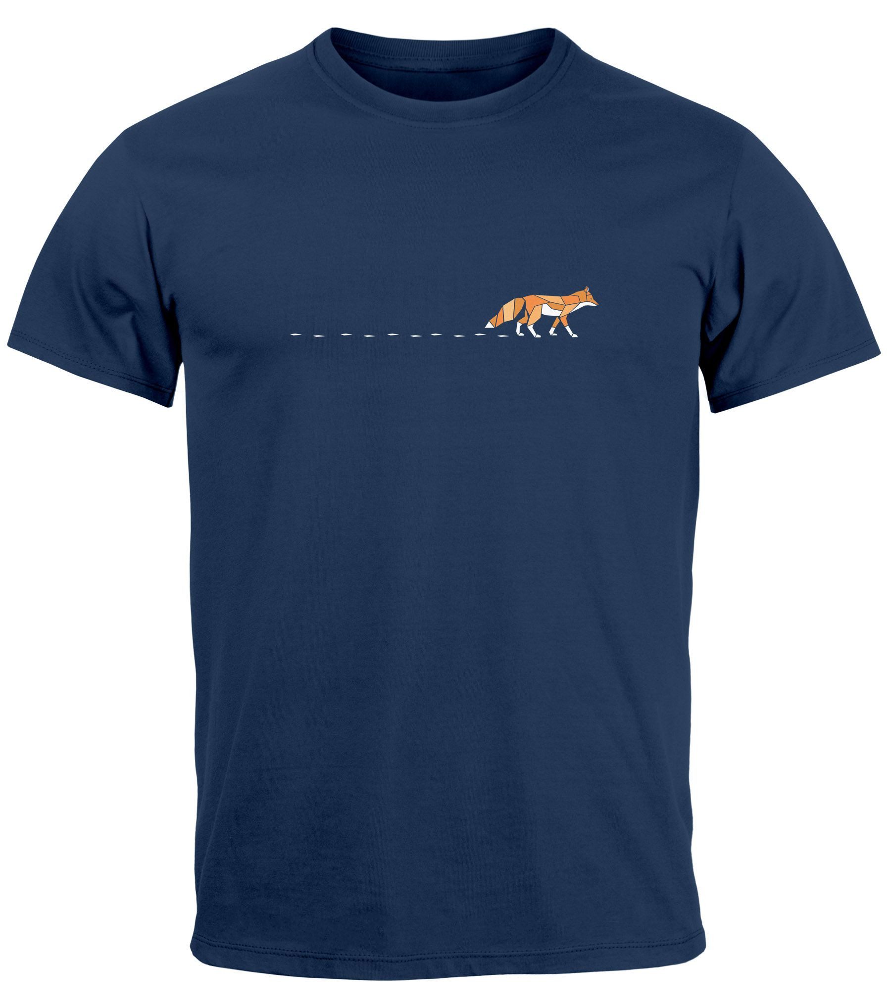 Neverless Print-Shirt Herren T-Shirt Fuchs Fox günstig online kaufen