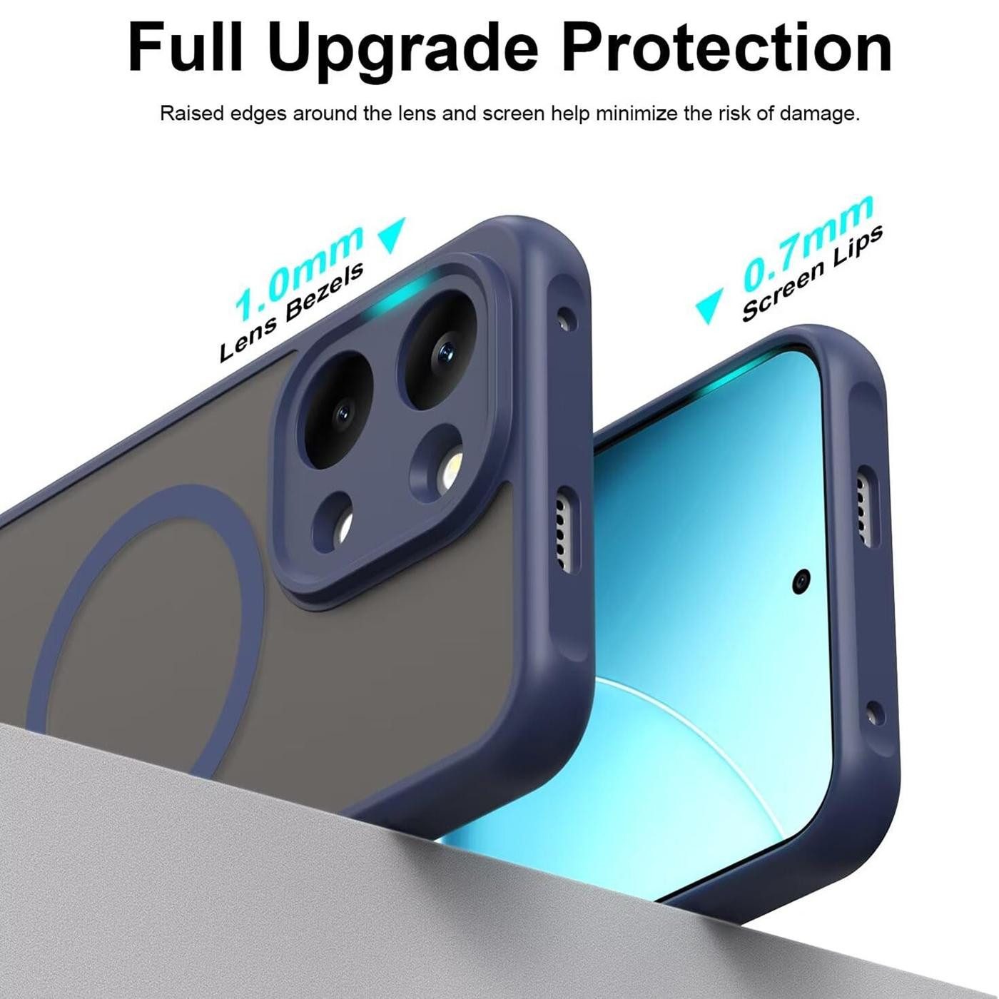 CoolGadget Handyhülle Magnet-Hülle für Xiaomi Poco X8 Pro Max Schutzhülle magnetisch 6,83 Zoll, Hülle Matt Stoßfest kompatibel mit QI-Laden Zubehör Kameraschutz Case