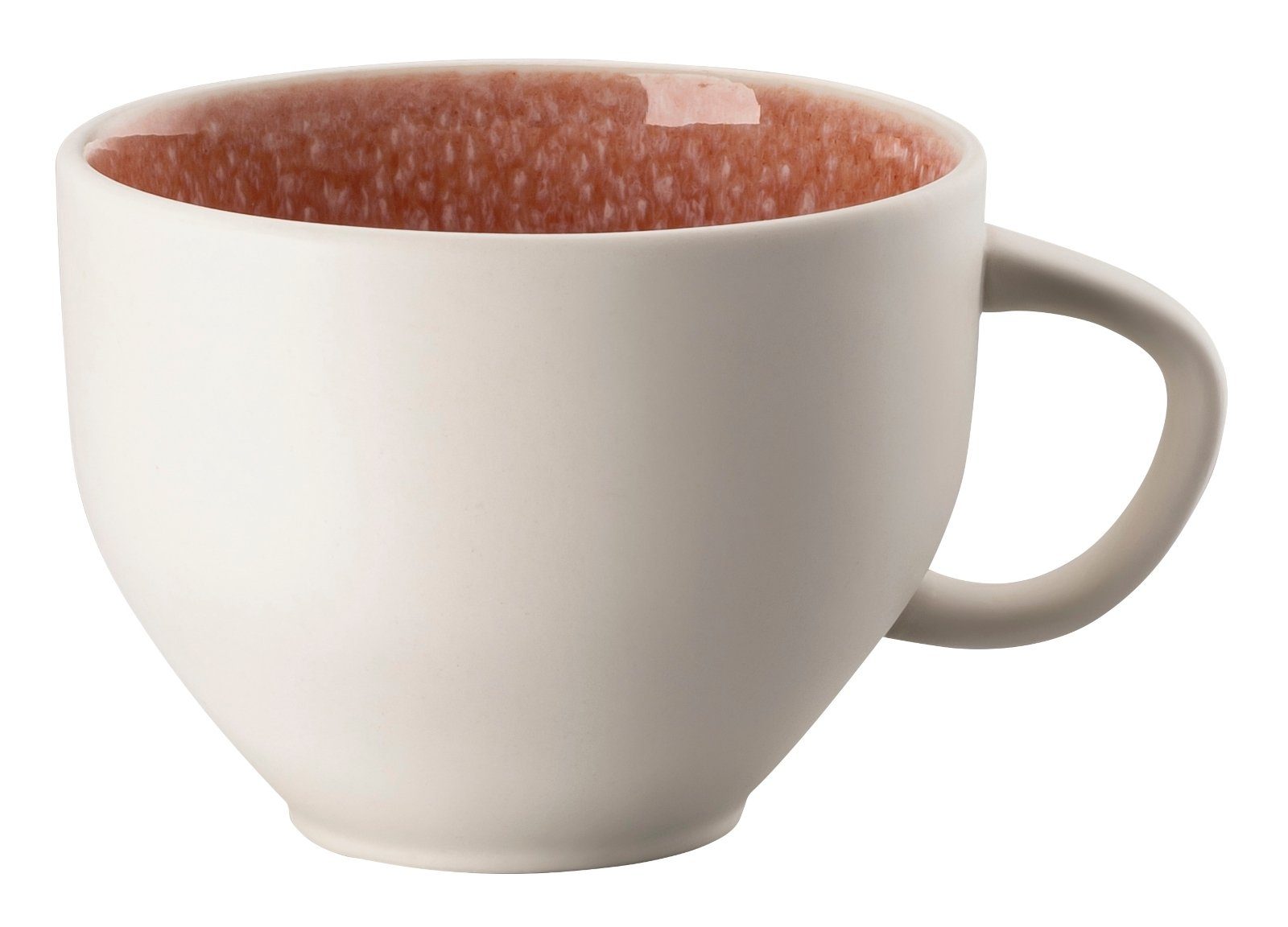 Rosenthal Tasse Junto Rose Quartz Kombi-Obertasse 0,33 l, Keramik, Tassen