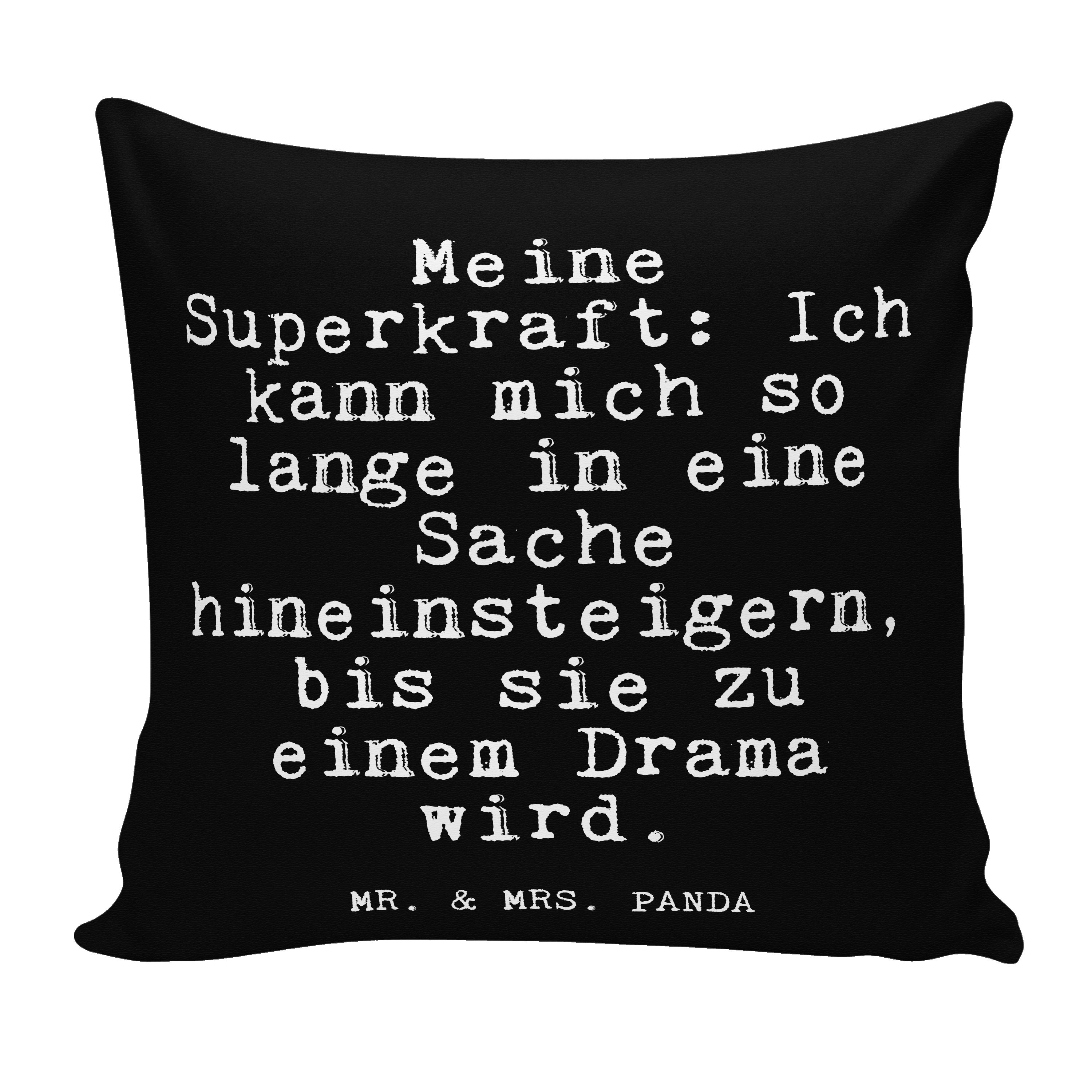 Mr. & Mrs. Panda Dekokissen »Meine Superkraft Ich kann... Schwarz