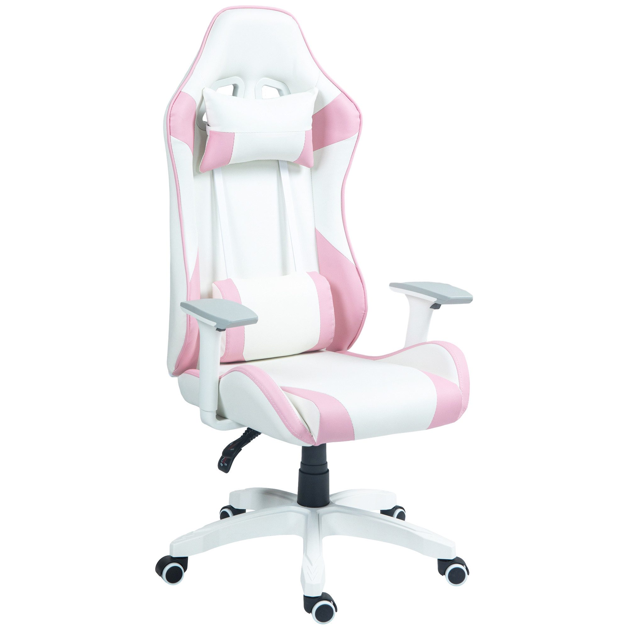 Gaming-Stuhl Bürostuhl, Ergonomisch, Computerstuhl mit Lendenkissen