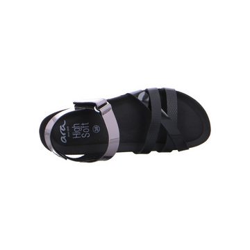 Ara Bali - Damen Schuhe Sandalette Leder-Optik schwarz