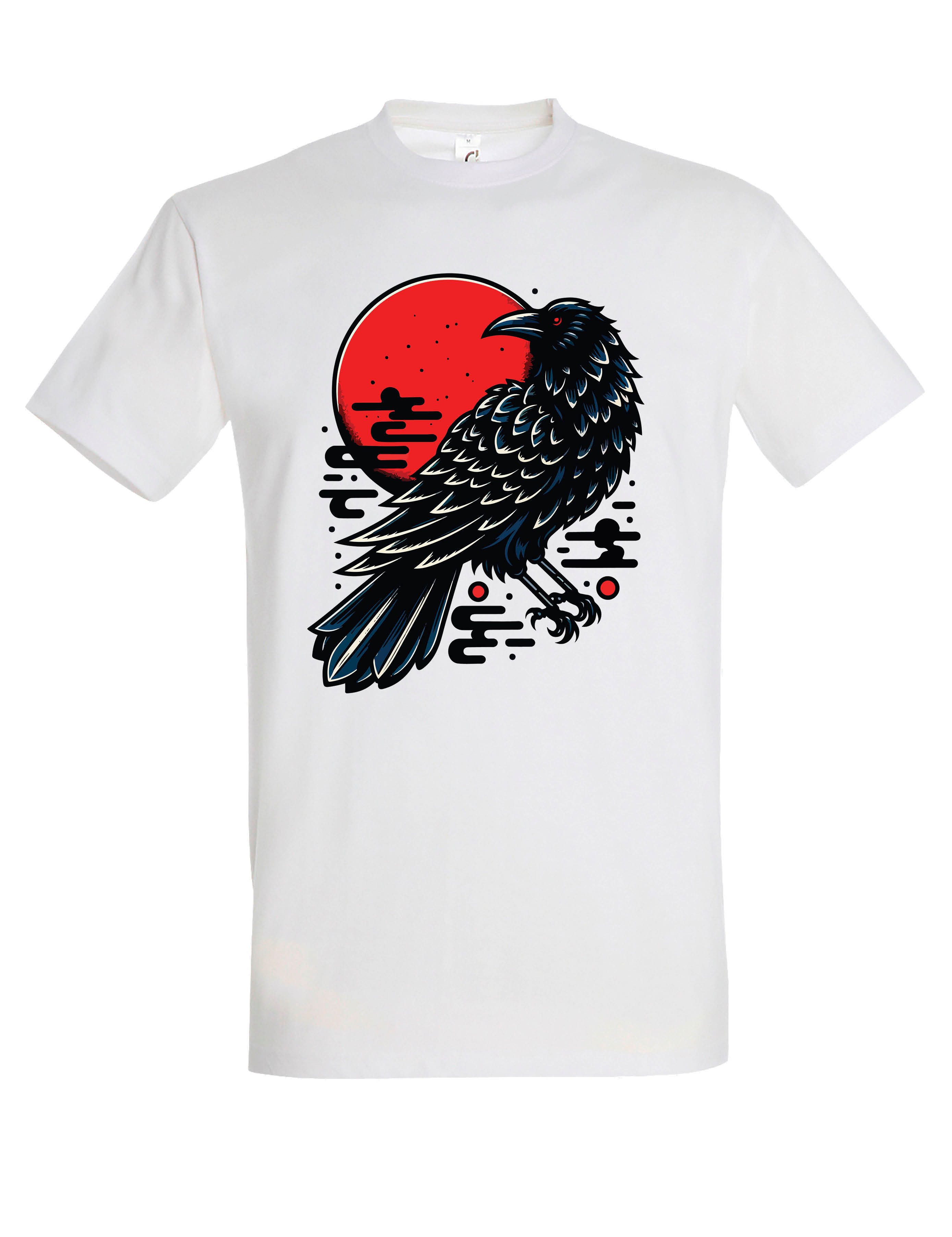 Youth Designz T-Shirt Japan Crow Herren T-Shirt mit trendigem Motiv