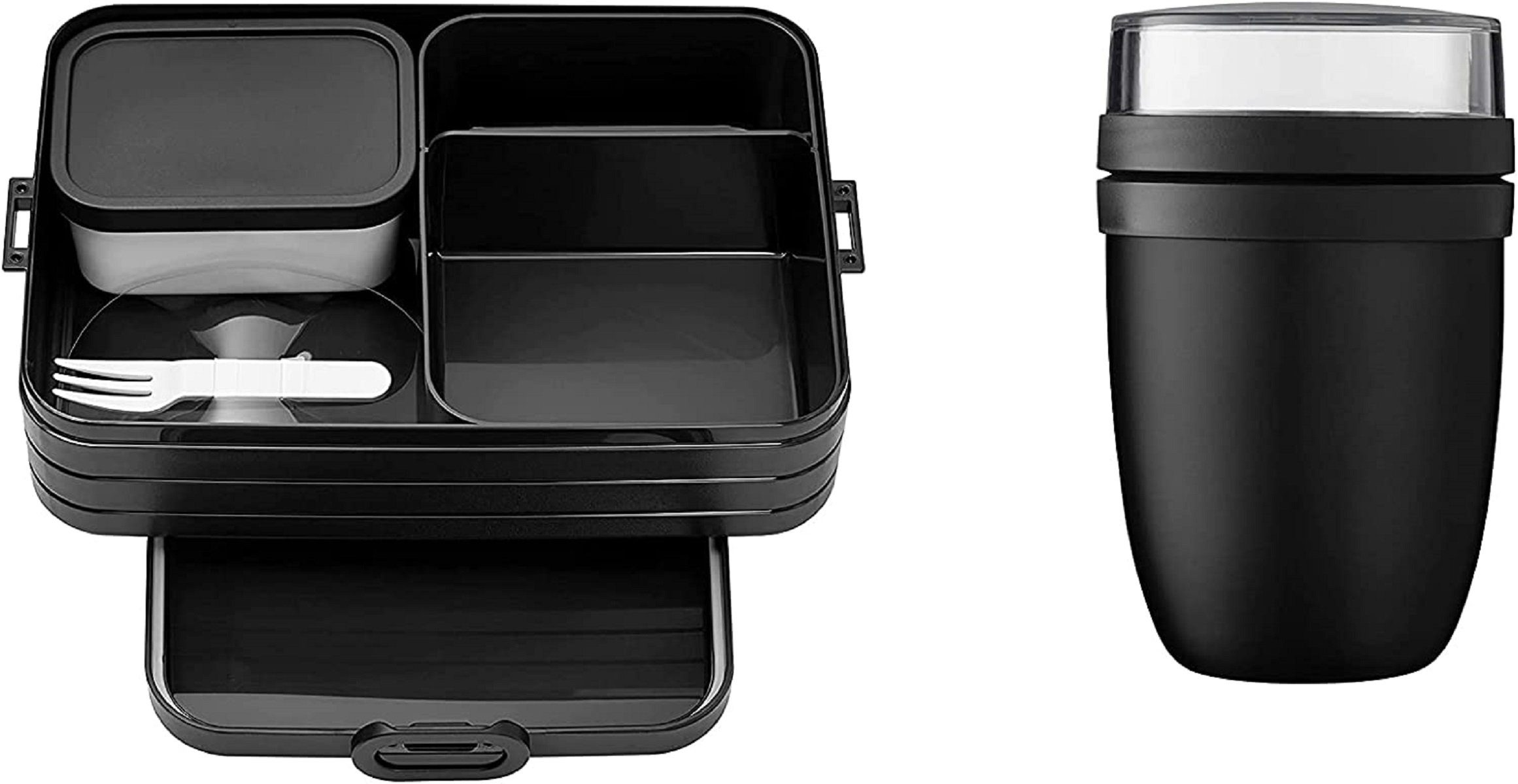 Mepal Lunchbox Limited Edition Thermo-Set Schwarz Thermo Lunchpot mit Lunchbox