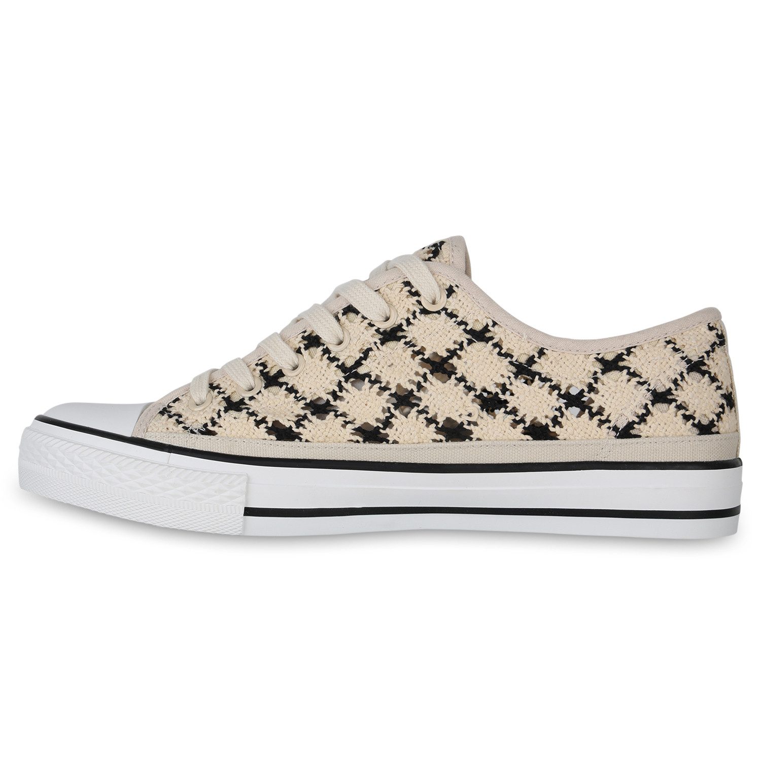 VAN HILL 841274 Sneaker Damen Übergrößen Sneaker Low Schnürer Bequeme Spitz günstig online kaufen