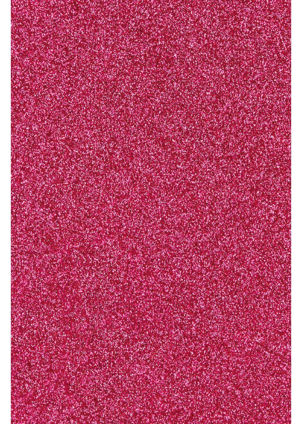 Hilltop Transparentpapier Glitzer Transferfolie/Textilfolie zum Aufbügeln, perfekt zum Plottern Hot Pink