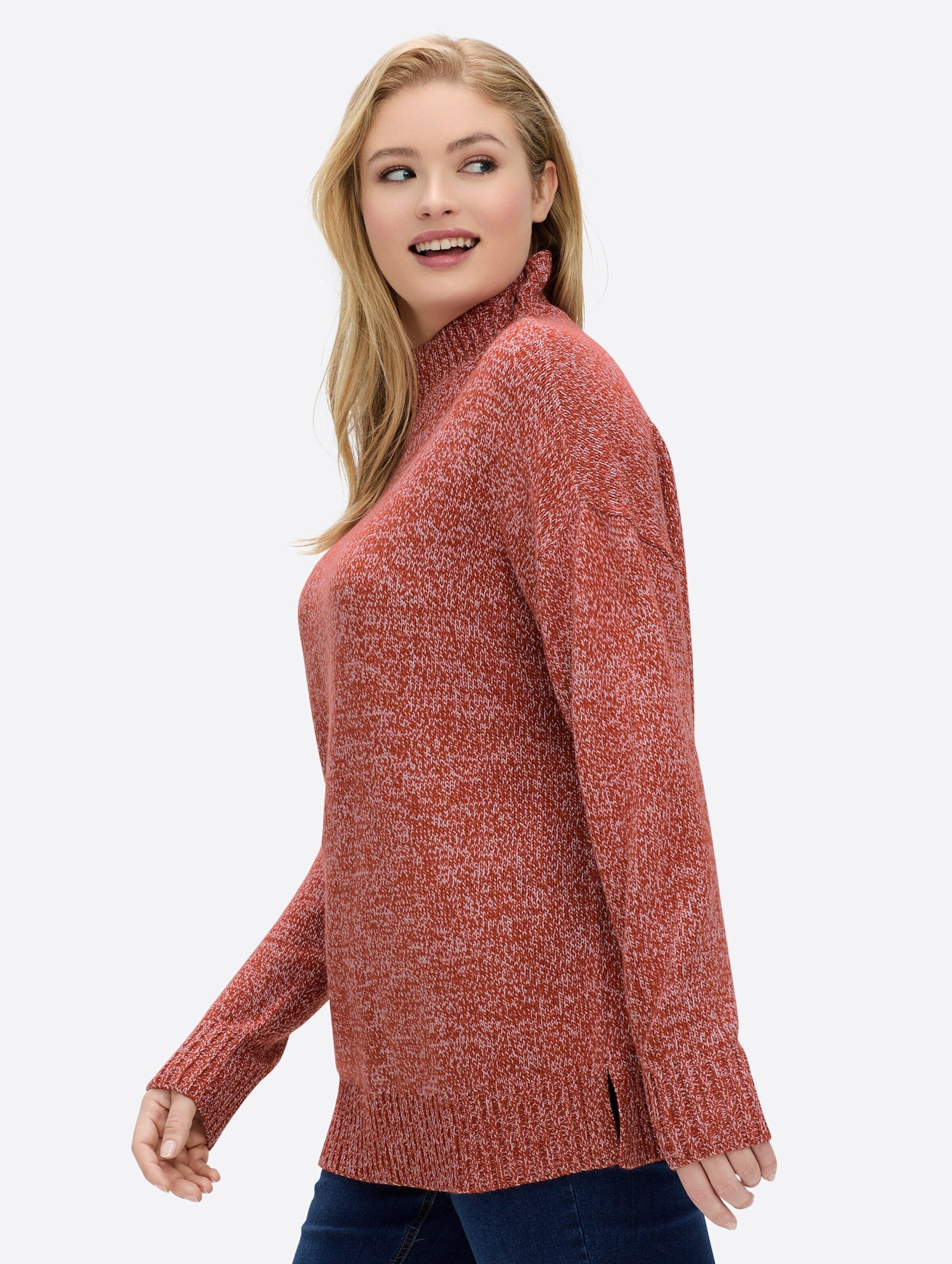 Sheego Strickpullover Pullover Langarm Jersey