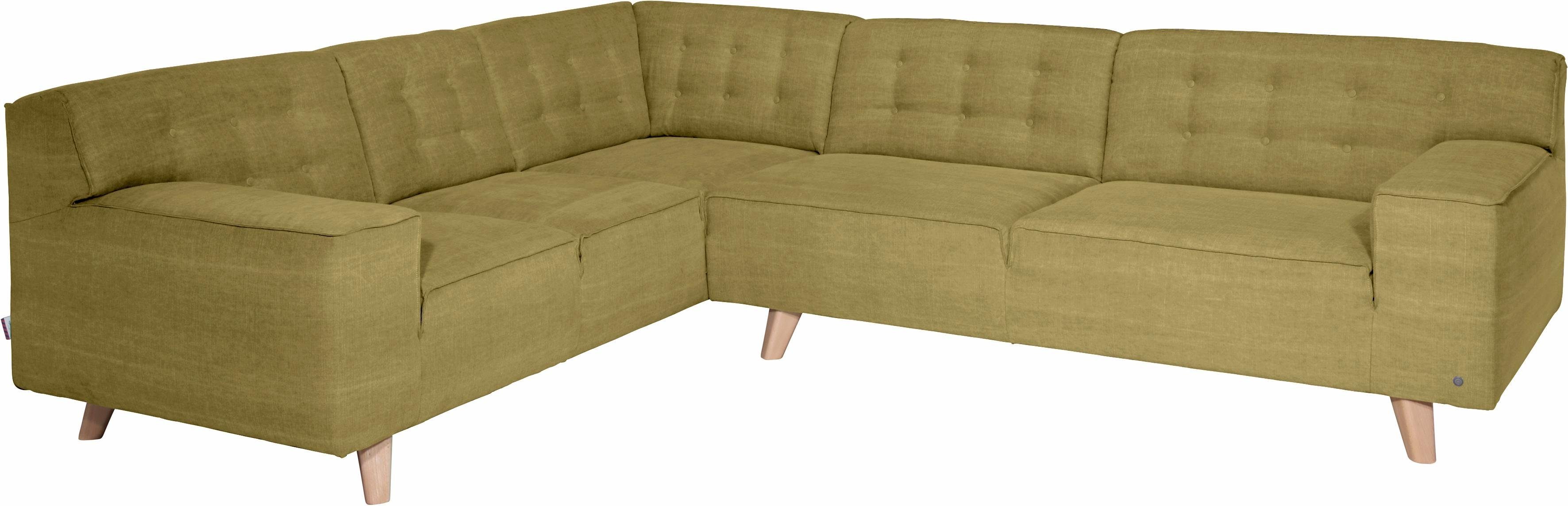 TOM NORDIC Ecksofa Füße Retrolook, TAILOR HOME im natur Buche CHIC,