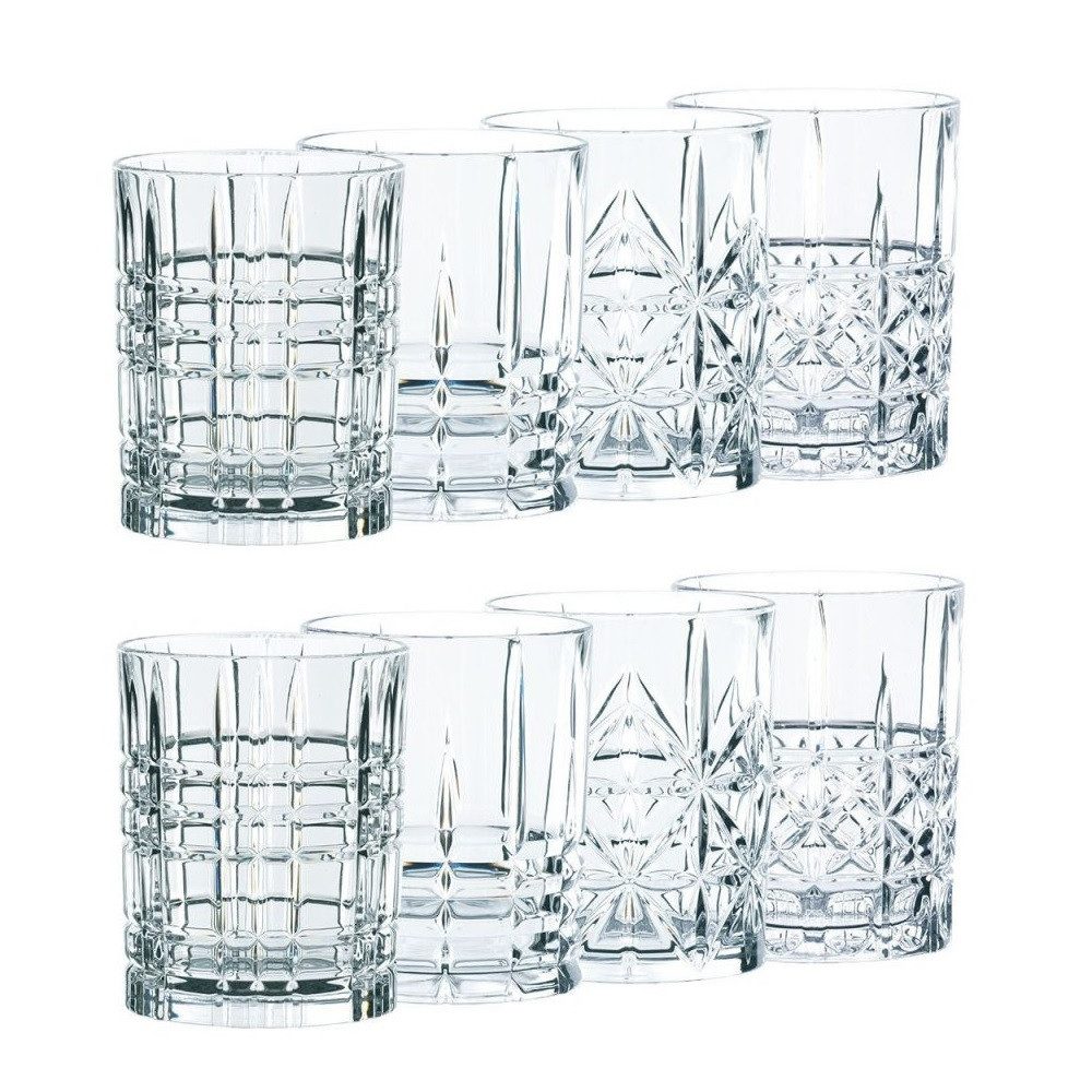 Nachtmann Schnapsglas Nachtmann Highland Whisky 8er Set, Kristallglas