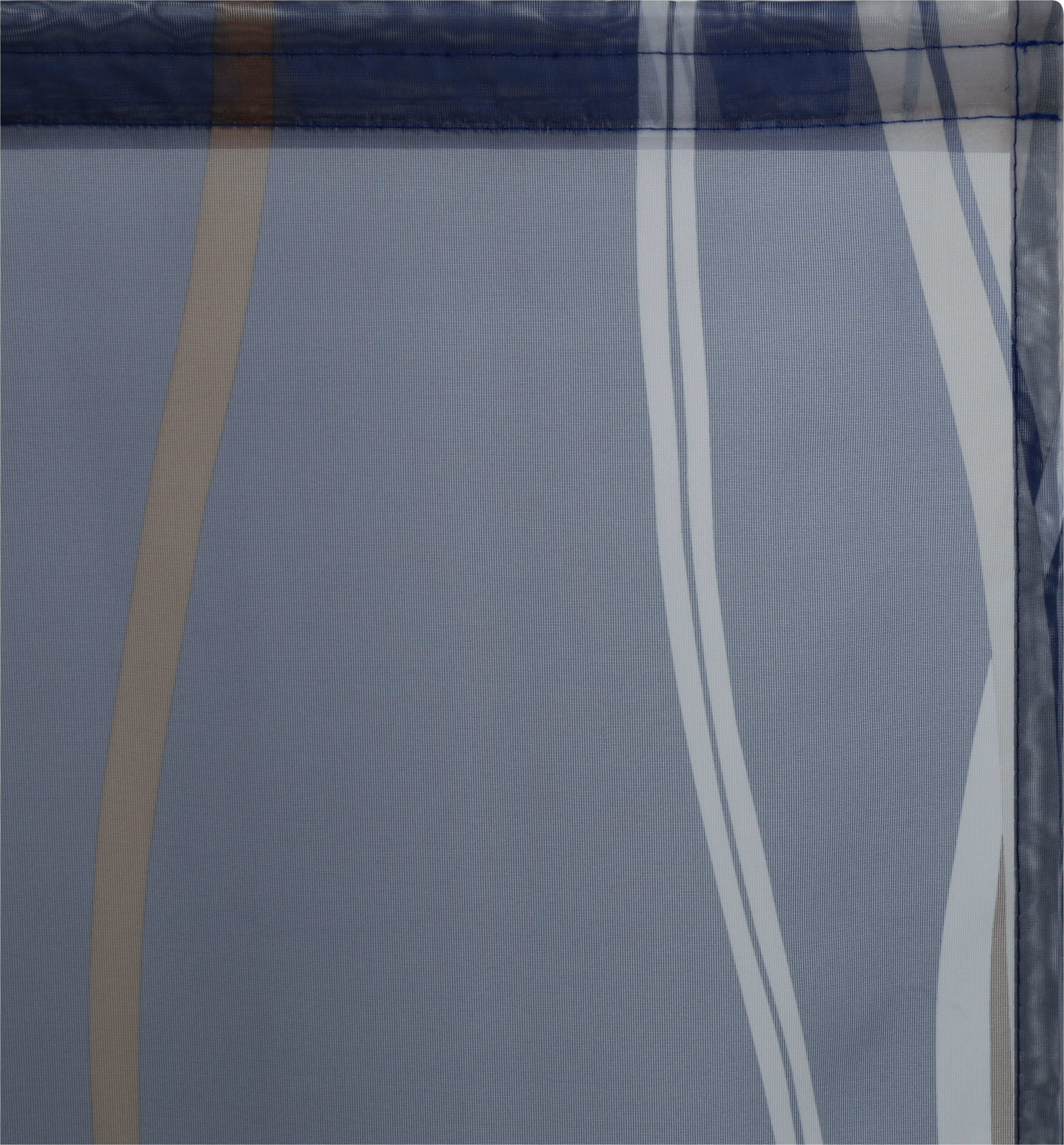 OTTO home Schiebegardine Dimona (2 St), transparent, Polyester, 2-er Set, Fertiggardine, mit Befestigungszubehör, Wellen