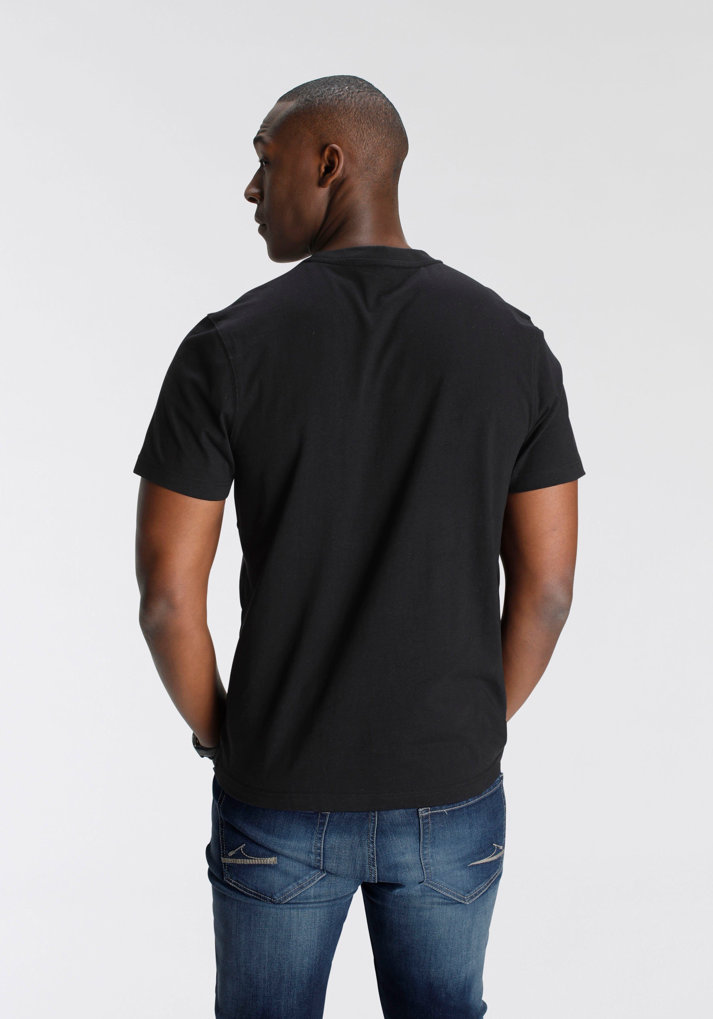 DELMAO T-Shirt Kurzarm, bedruckt, Rundhals, aus Baumwolle