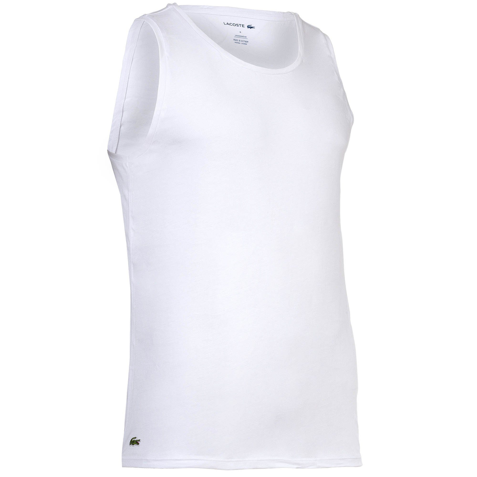 Lacoste Unterhemd Herren Unterhemd 6er Pack Baumwolle (Packung, 6er Pack)