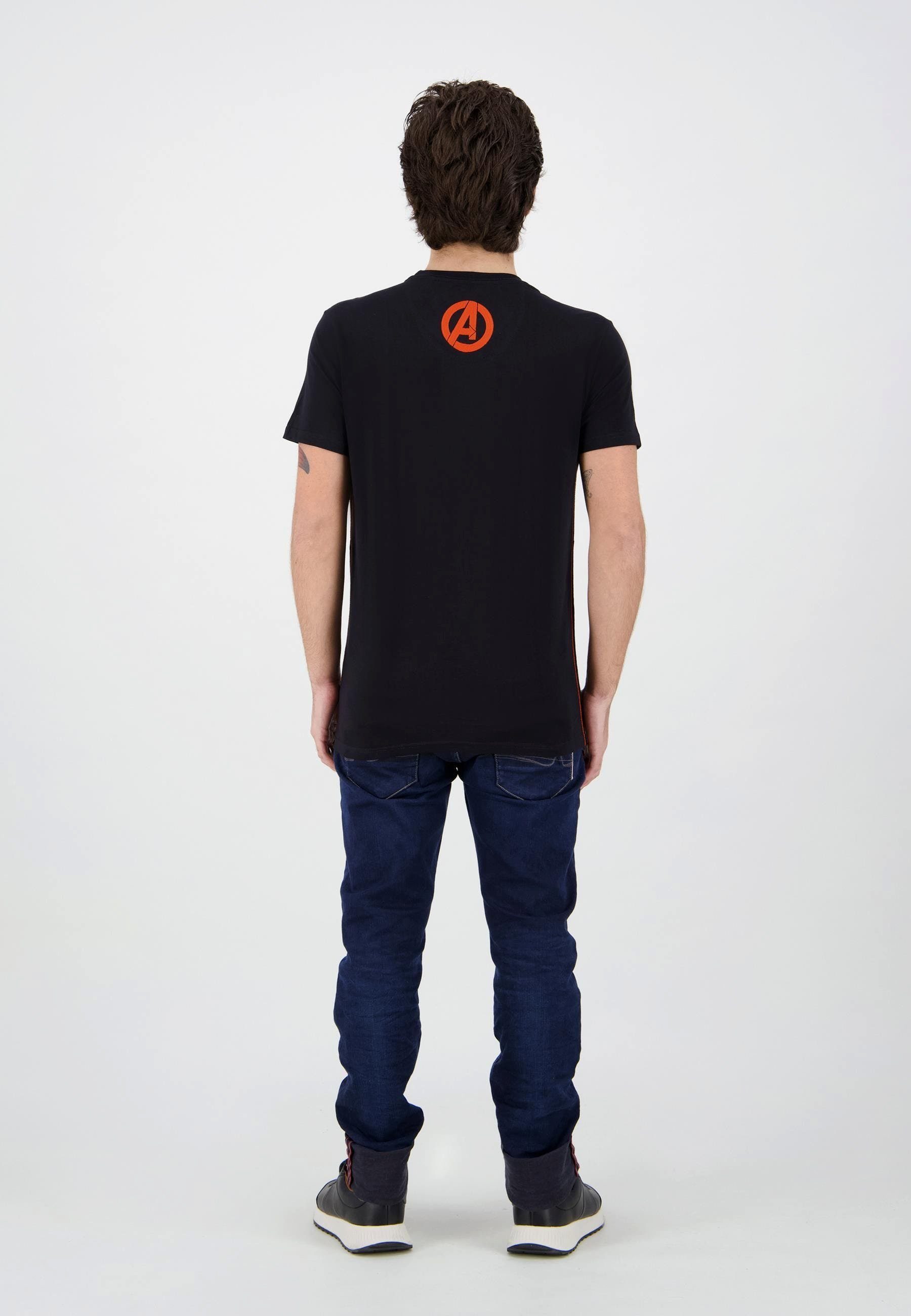 The AVENGERS Print-Shirt Avengers for Victory T-Shirt Black Erwachsen + Jugendliche