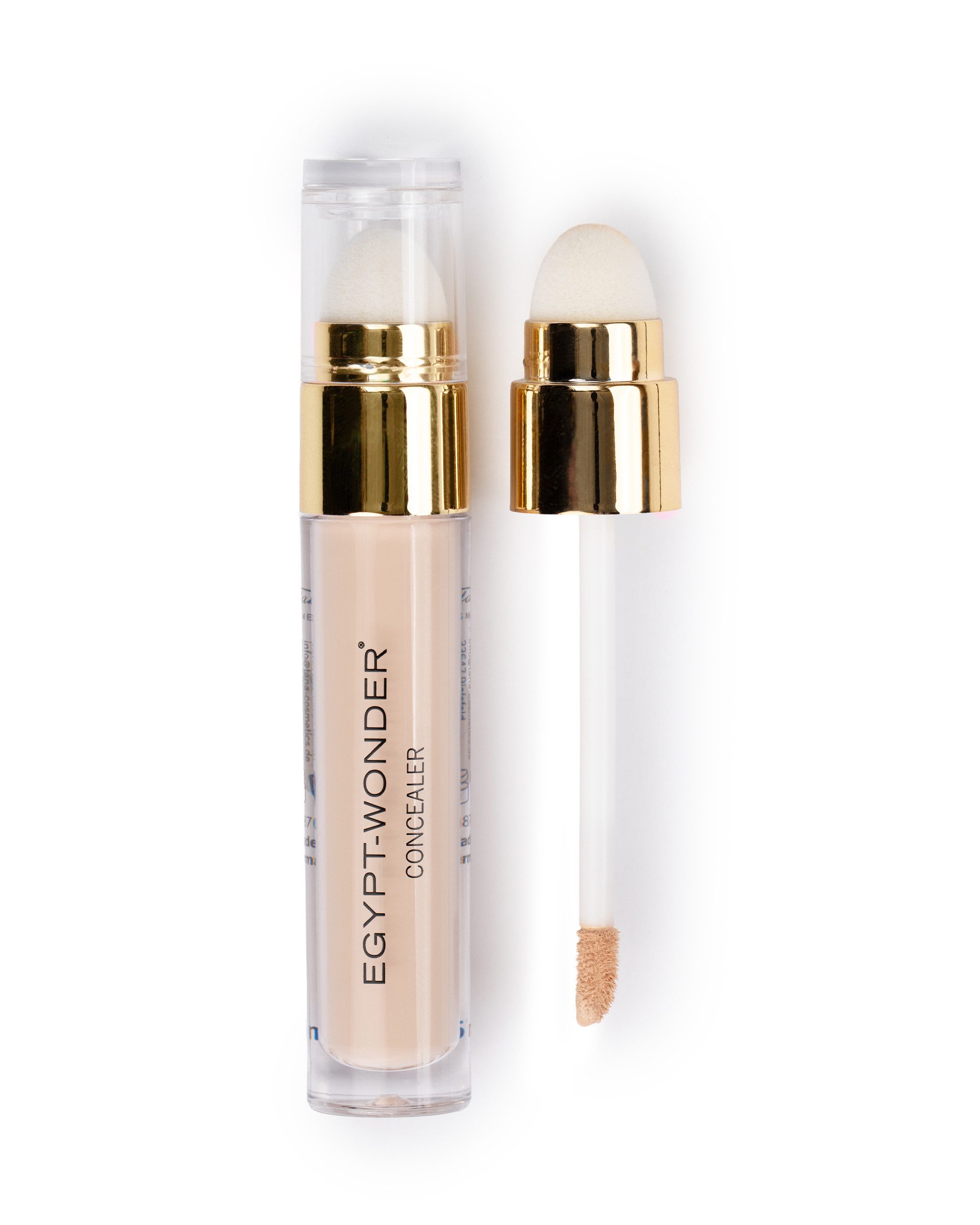 EGYPT-WONDER Concealer Liquid Cream, 5 ml, Kaschiert Augenringe & Unreinheiten – Mit Hyaluronsäure & Vitamin E