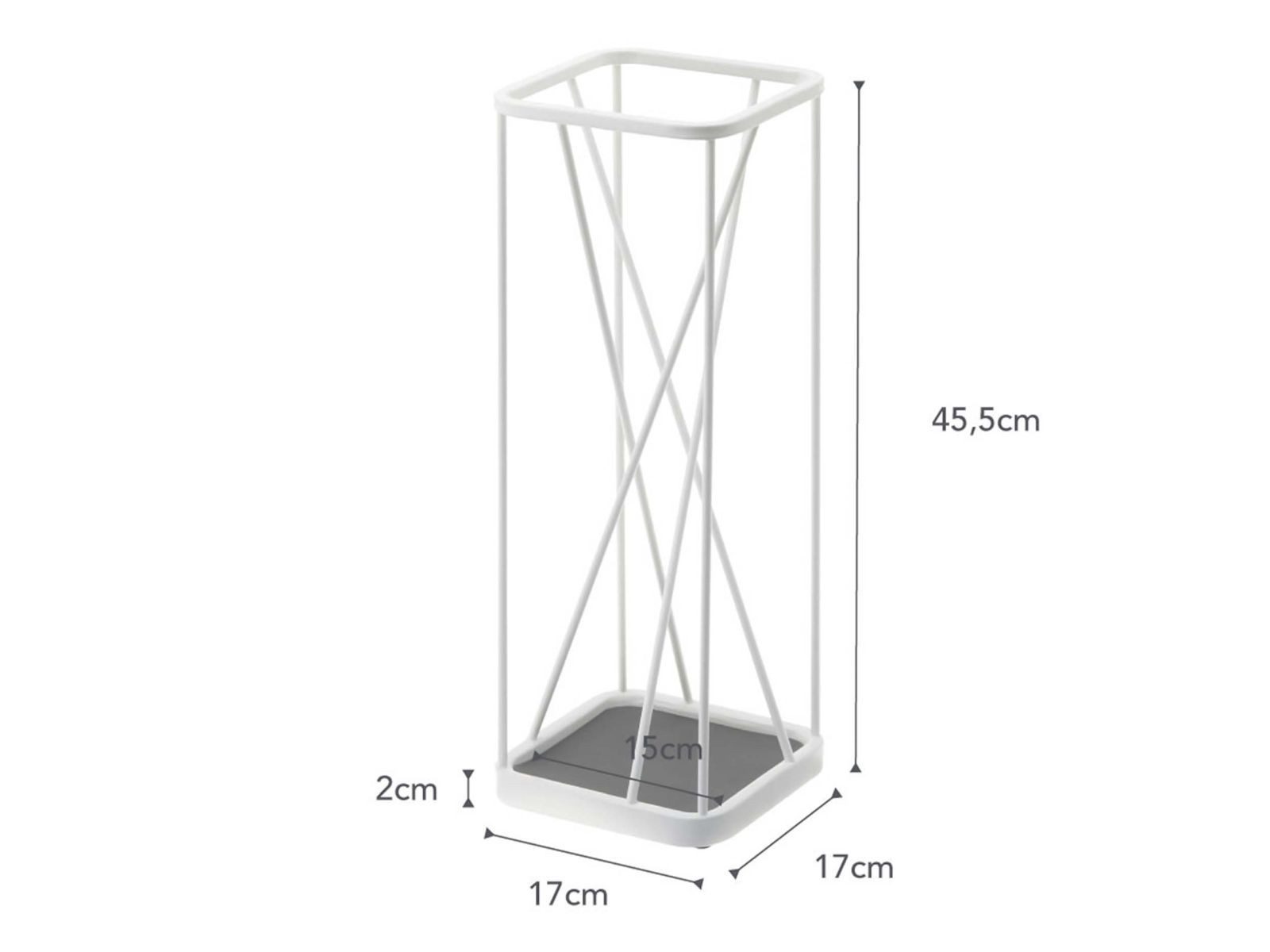 Yamazaki Schirmständer Nine für Regenschirme Regenschirmständer Metall modernes Design, Regenschirmständer, aus Metall, freistehend, skandinavischer Stil