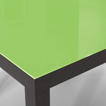 DEQORI Couchtisch 'Unifarben - Hellgrün', Glas Beistelltisch Glastisch modern