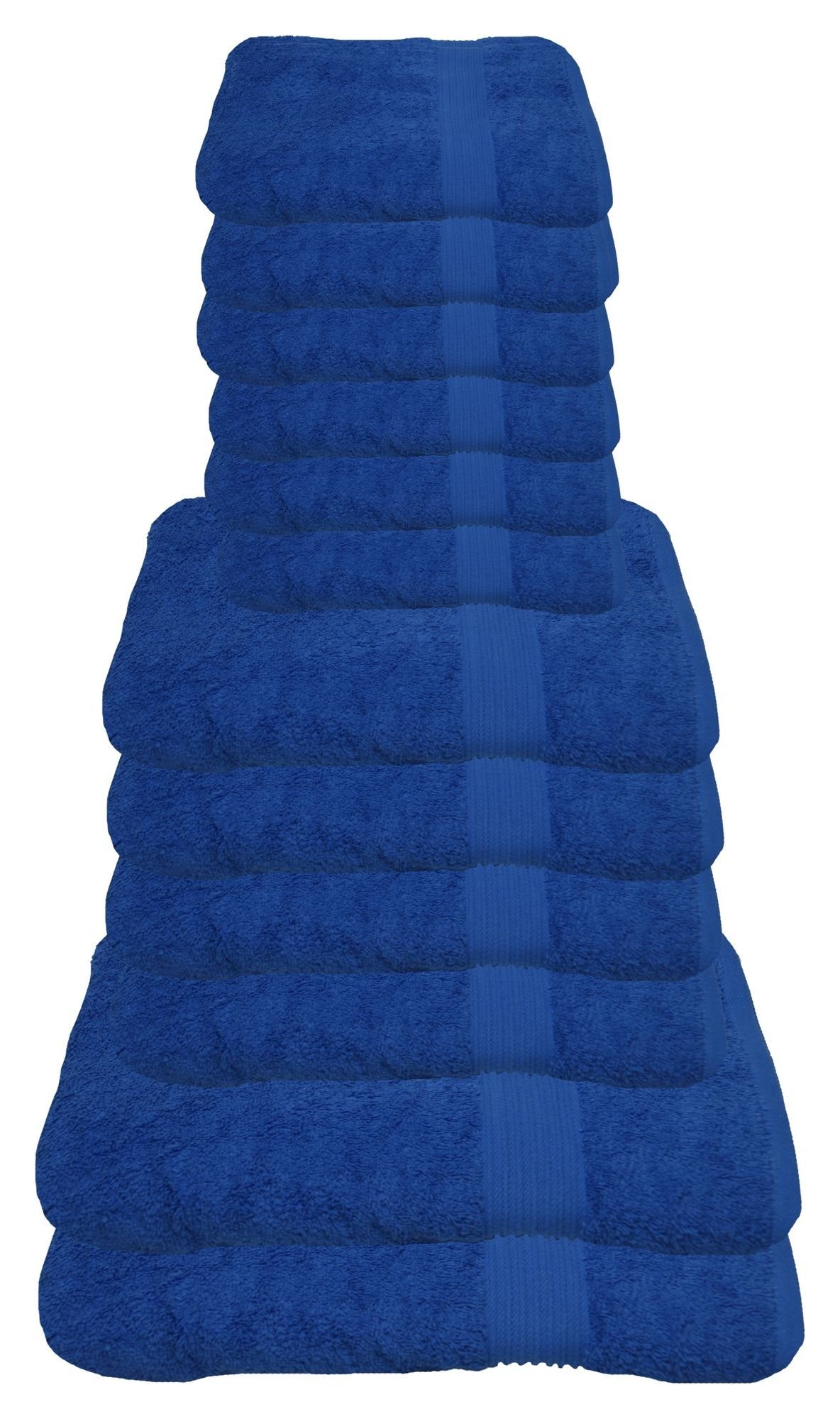 Julie Julsen Handtücher 12-Handtücher-Royalblau, Baumwolle (12-St) günstig online kaufen