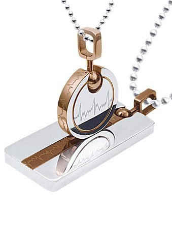 Firetti Schmuckset Multipack Schmuck Geschenk Halsketten LIEBE (Set, 4-tlg), 2 Ketten mit Anhänger