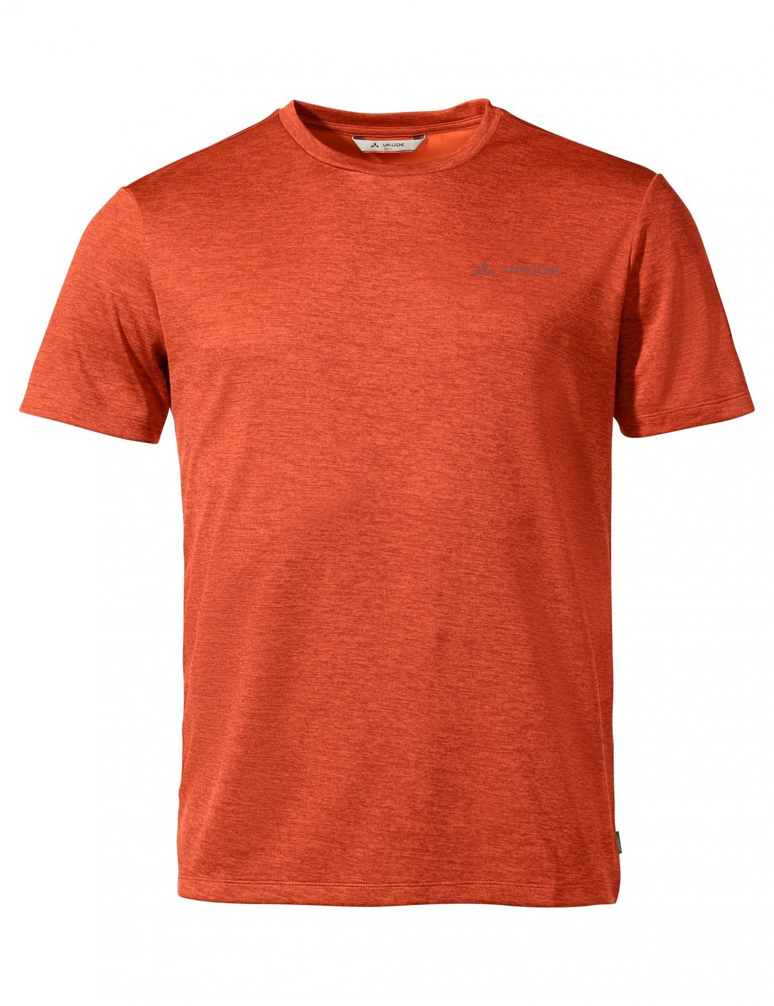 VAUDE T-Shirt Vaude Mens Essential T-shirt Herren Kurzarm-Shirt Glowing Red