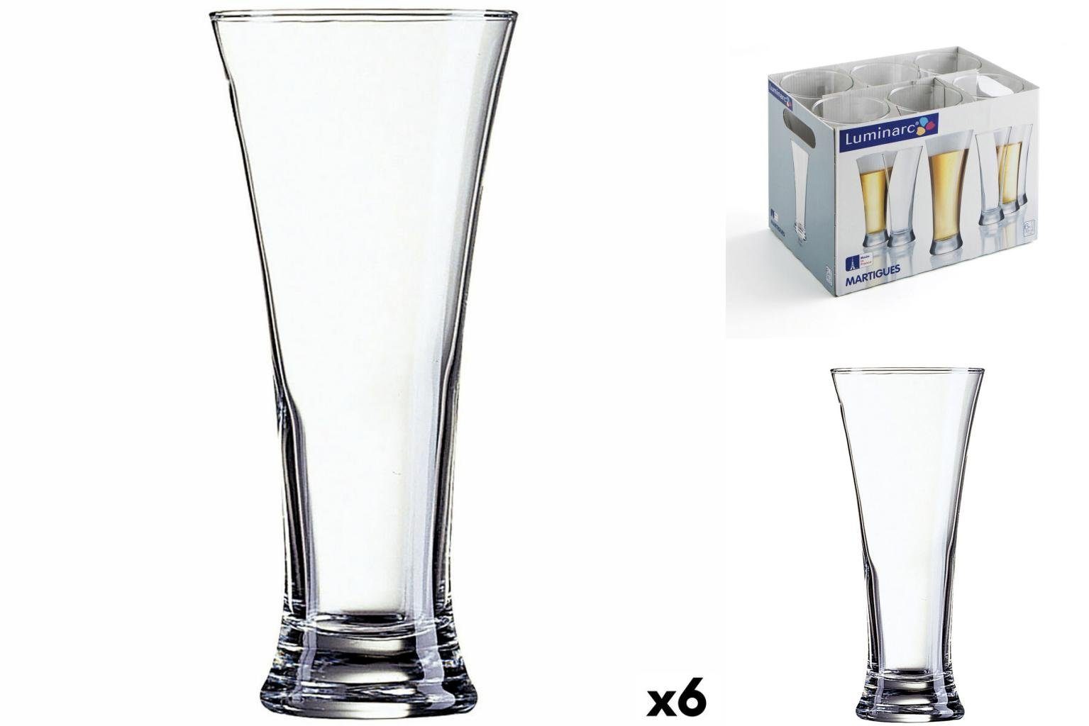 Glas Stück, Luminarc Luminarc ml Durchsichtig Glas 330 Becher Glas 6 Martigues