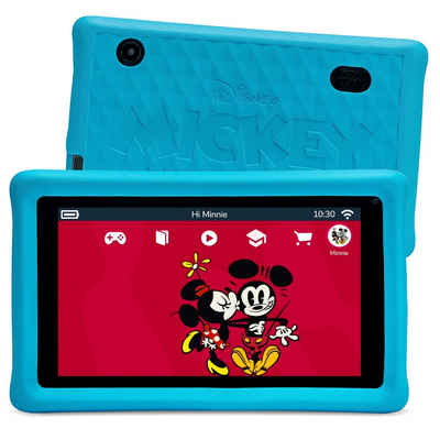 Pebble Gear Lerntablet Disney Mickey and Friends Tablet, 2 Jahre Rundum Sorglos Garantie, kindgerechte Hülle