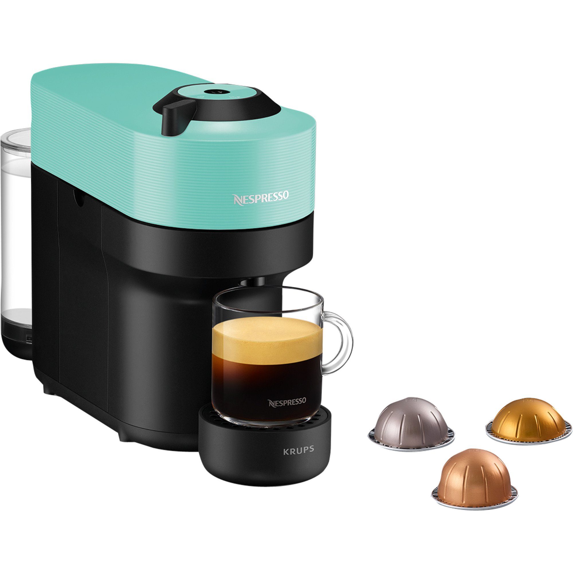 Kapselmaschine Mint Krups Krups Vertuo Aqua Pop Nespresso XN9204