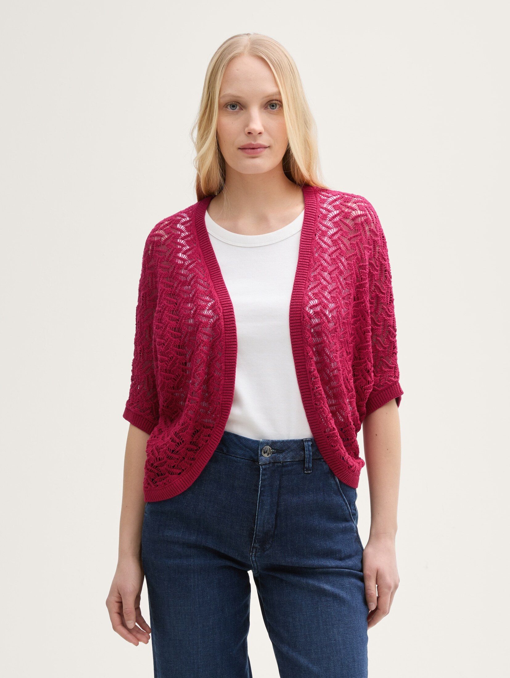 TOM TAILOR Cardigan Loose Fit Bolero günstig online kaufen