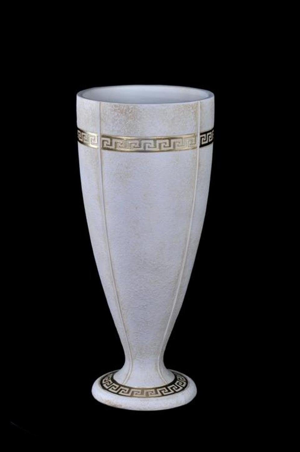 Stil Vasen Raum Weiß Antik 65cm Deko Blumen Big Design XXL Medusa Vase Skulptur JVmoebel