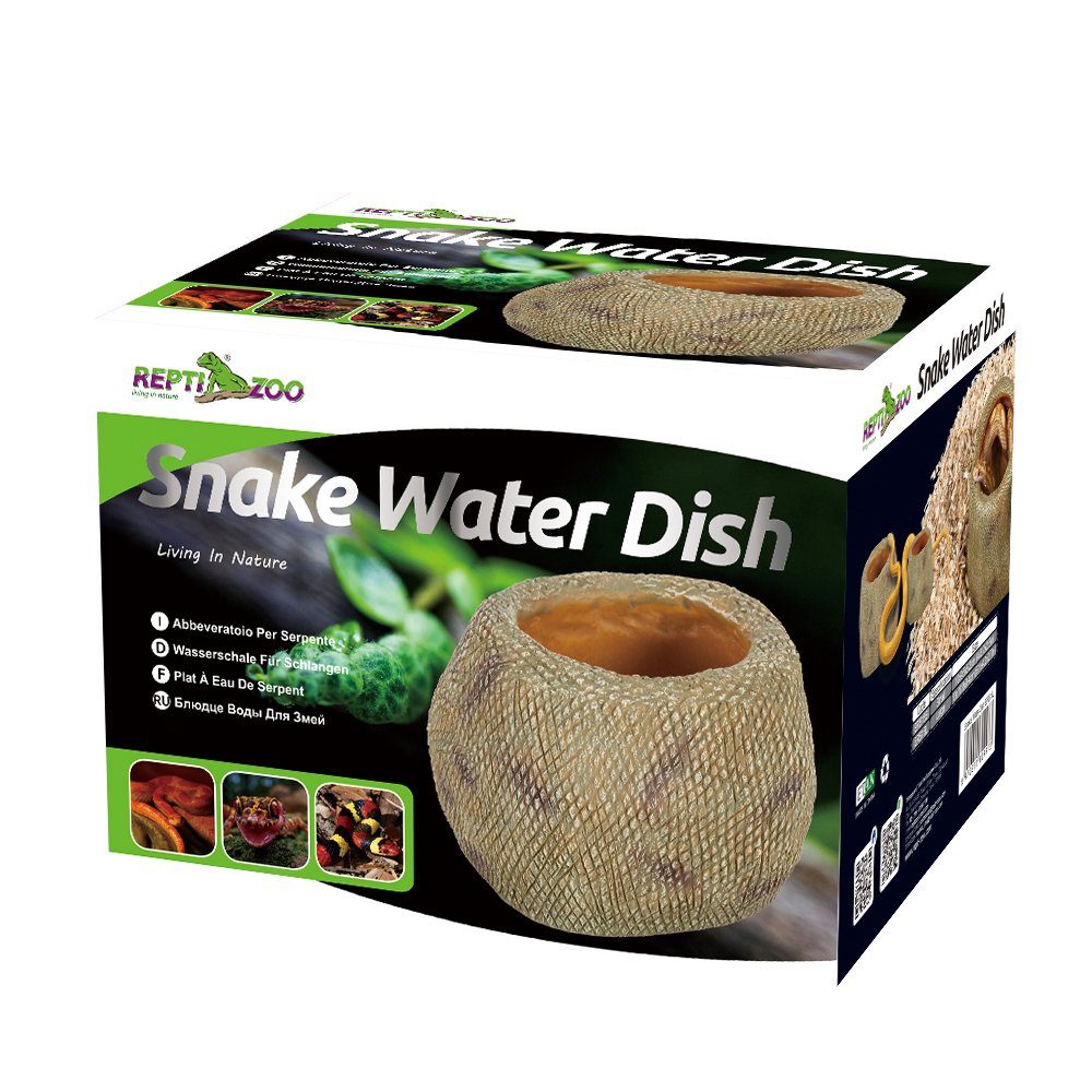 Terrarium ReptiZoo Wasserschale und Häutungshilfe für Schlangen (ERS15)