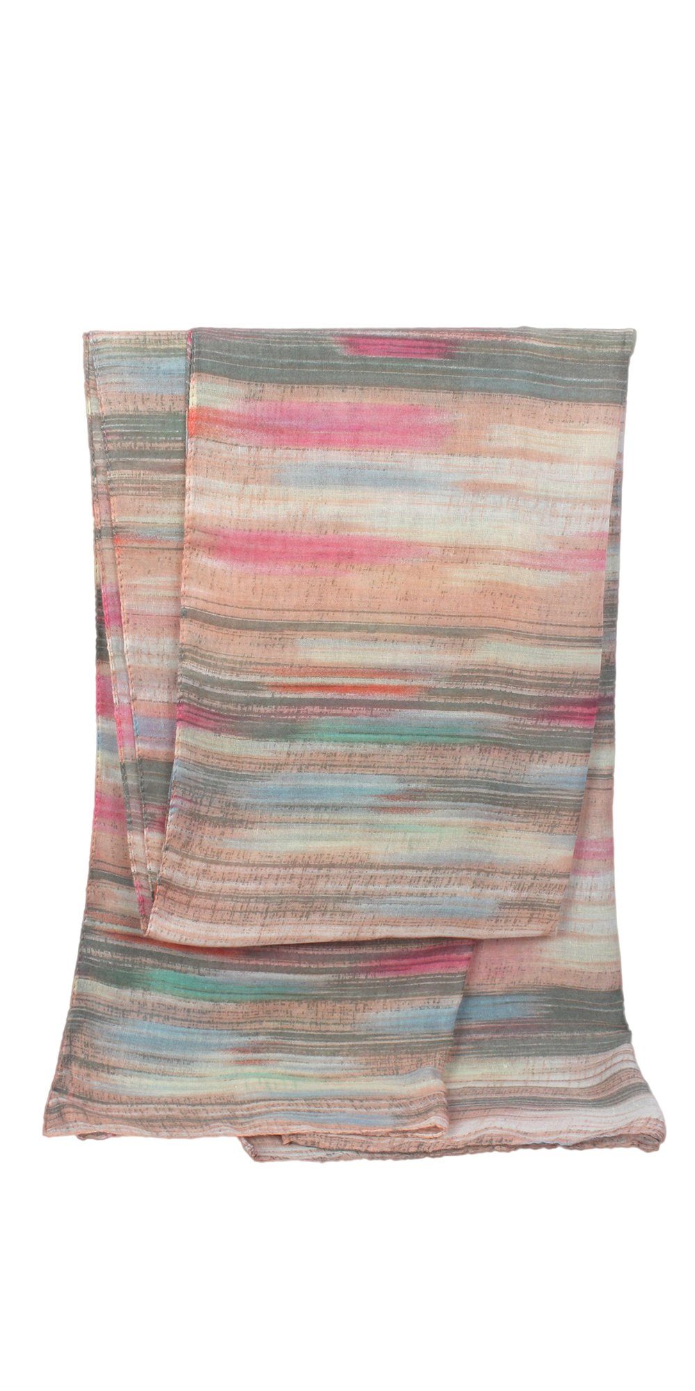 ZEBRO Modeschal Leichter Sommerschal mit Aquastreifen günstig online kaufen