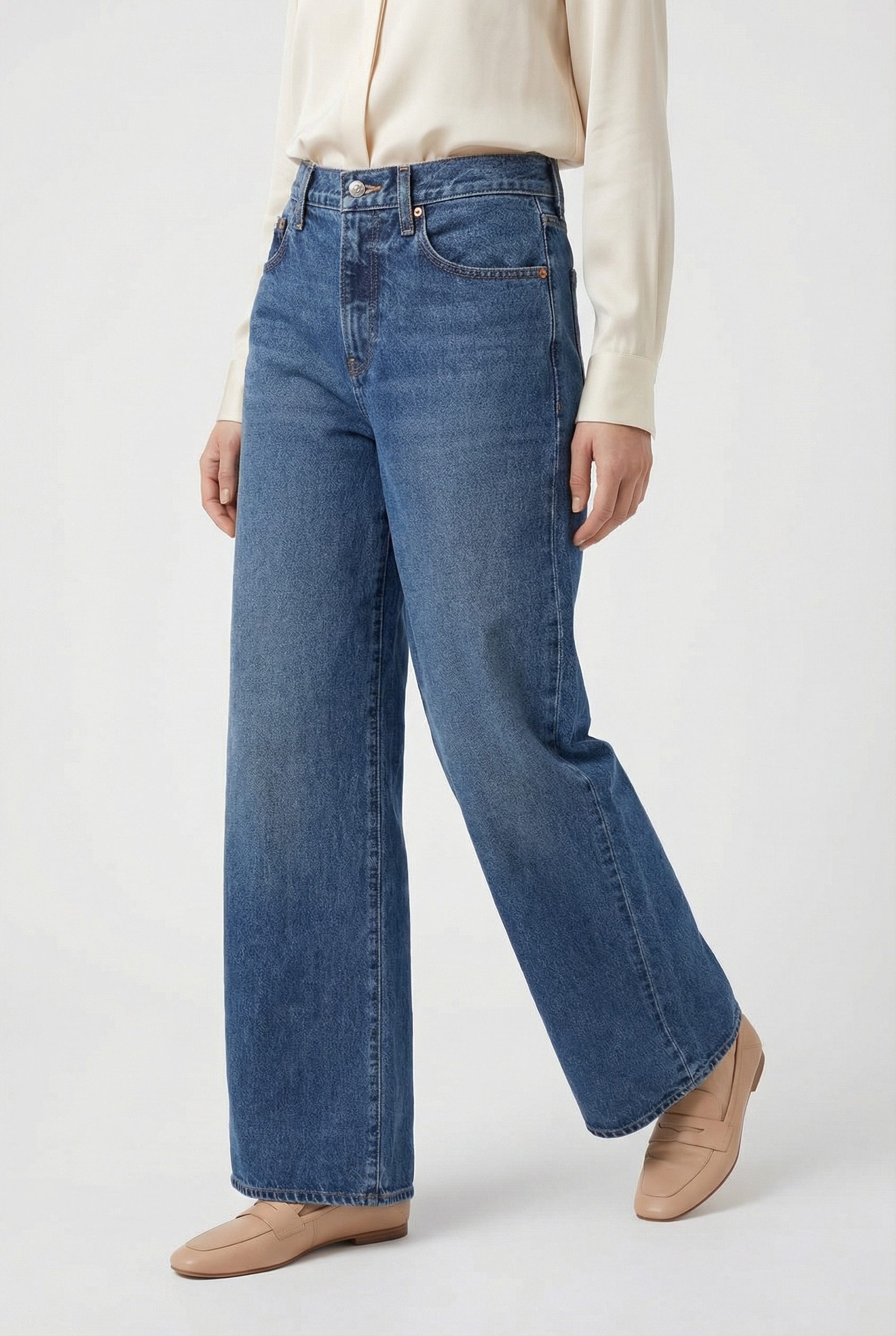 Calvin Klein Jeans Weite Jeans Wide-leg-Passform