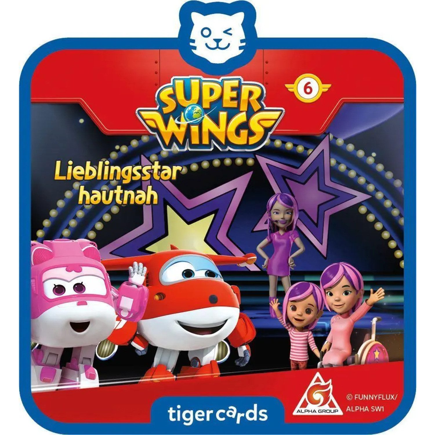 Tiger Media Deutschland GmbH Hörspiel tigercard - Super Wings - 6 - Lieblingsstar hautnah