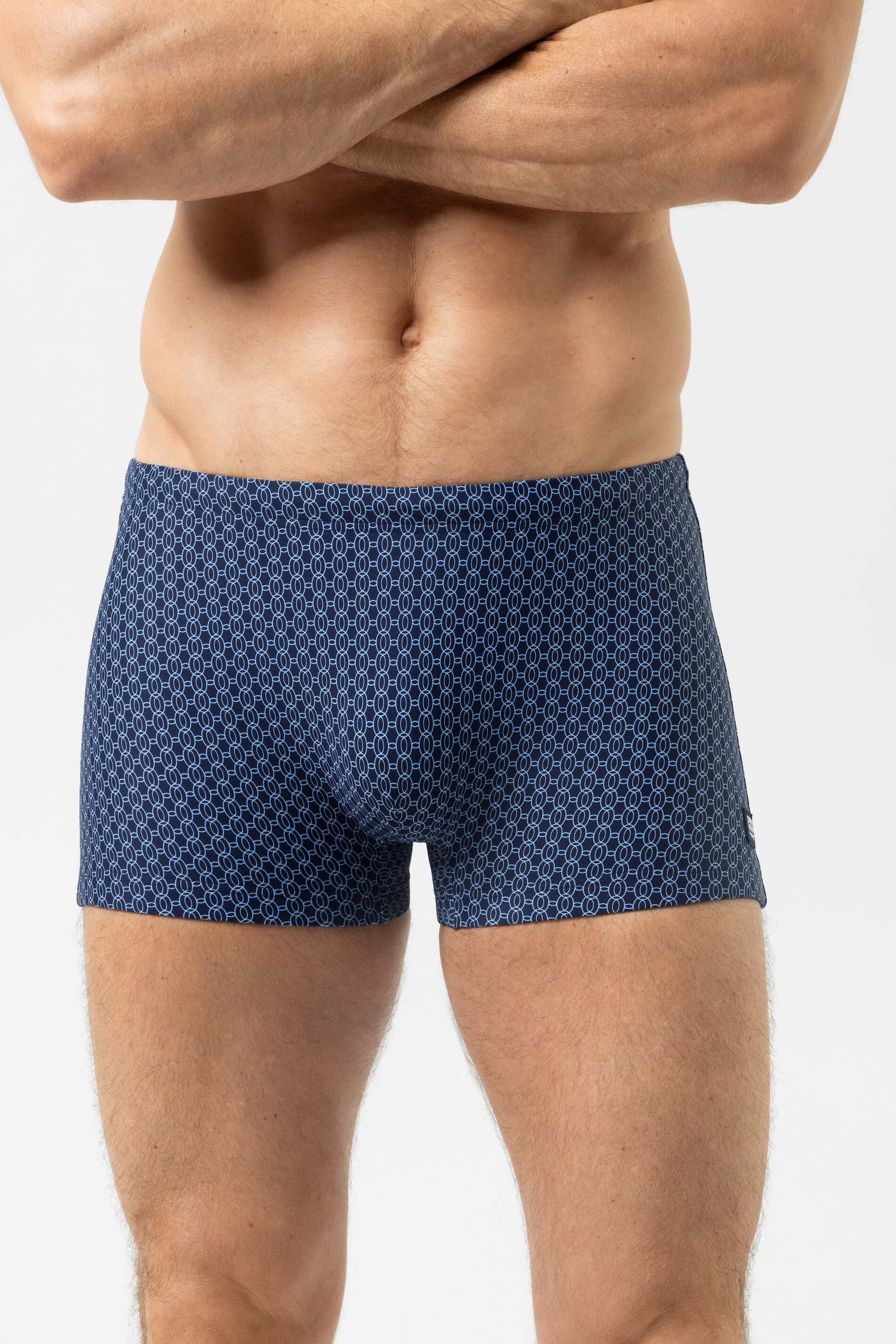 Mey Badeshorts Herren Serie Tidal Rings Minimal-Print (1-St) Badeshorts, Gemustert, Chlorecht, Meerwasser-resistent