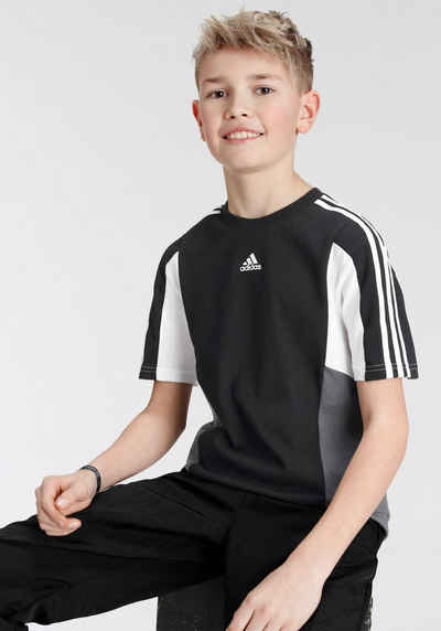 adidas Sportswear T-Shirt COLORBLOCK 3-STREIFEN REGULAR FIT