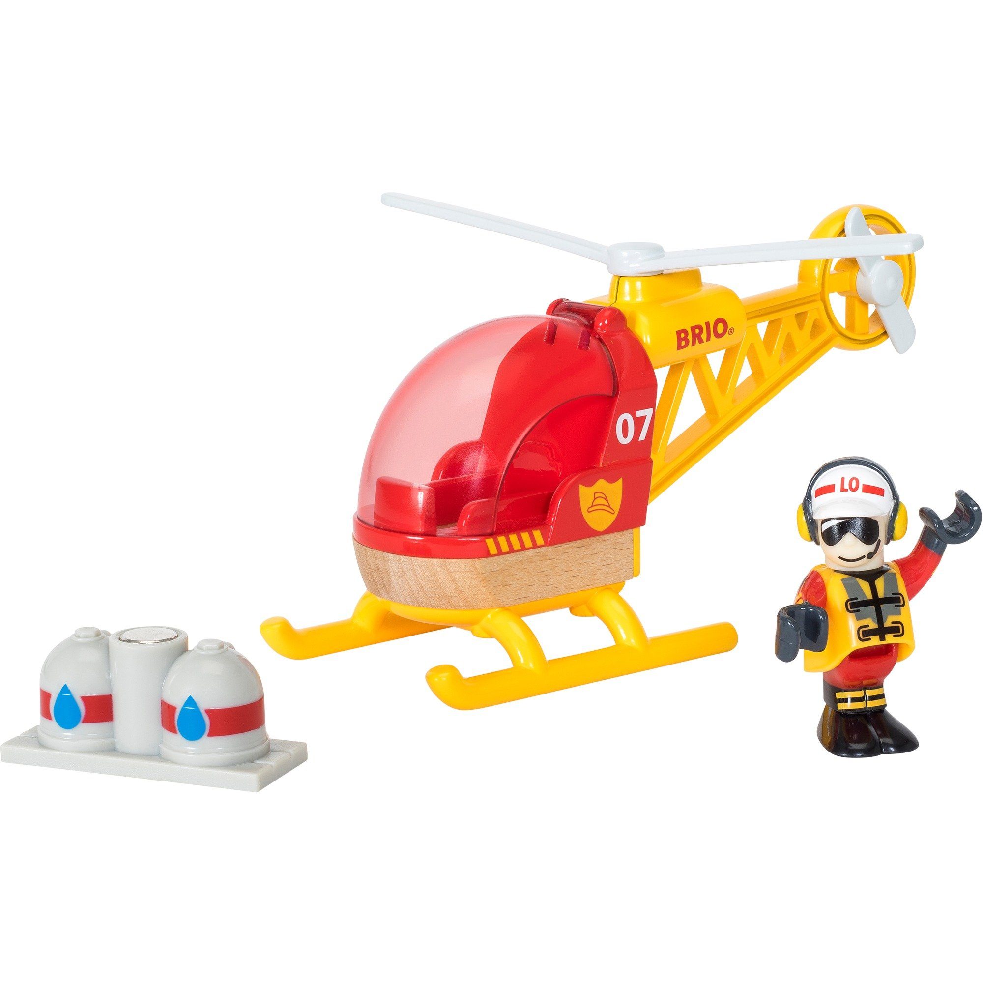 Spielzeug-Hubschrauber BRIO World World Feuerwehr-Hubschrauber