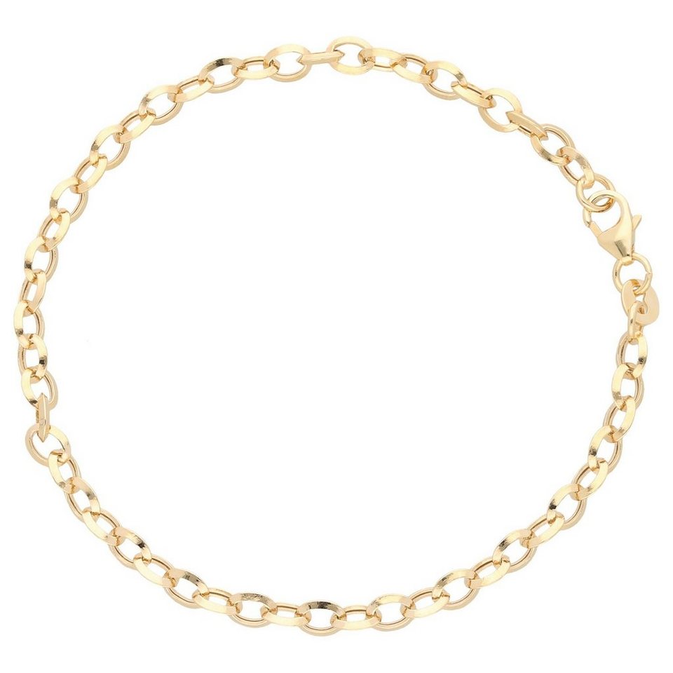 Luigi Merano Armband Ankerarmband, Gold 375