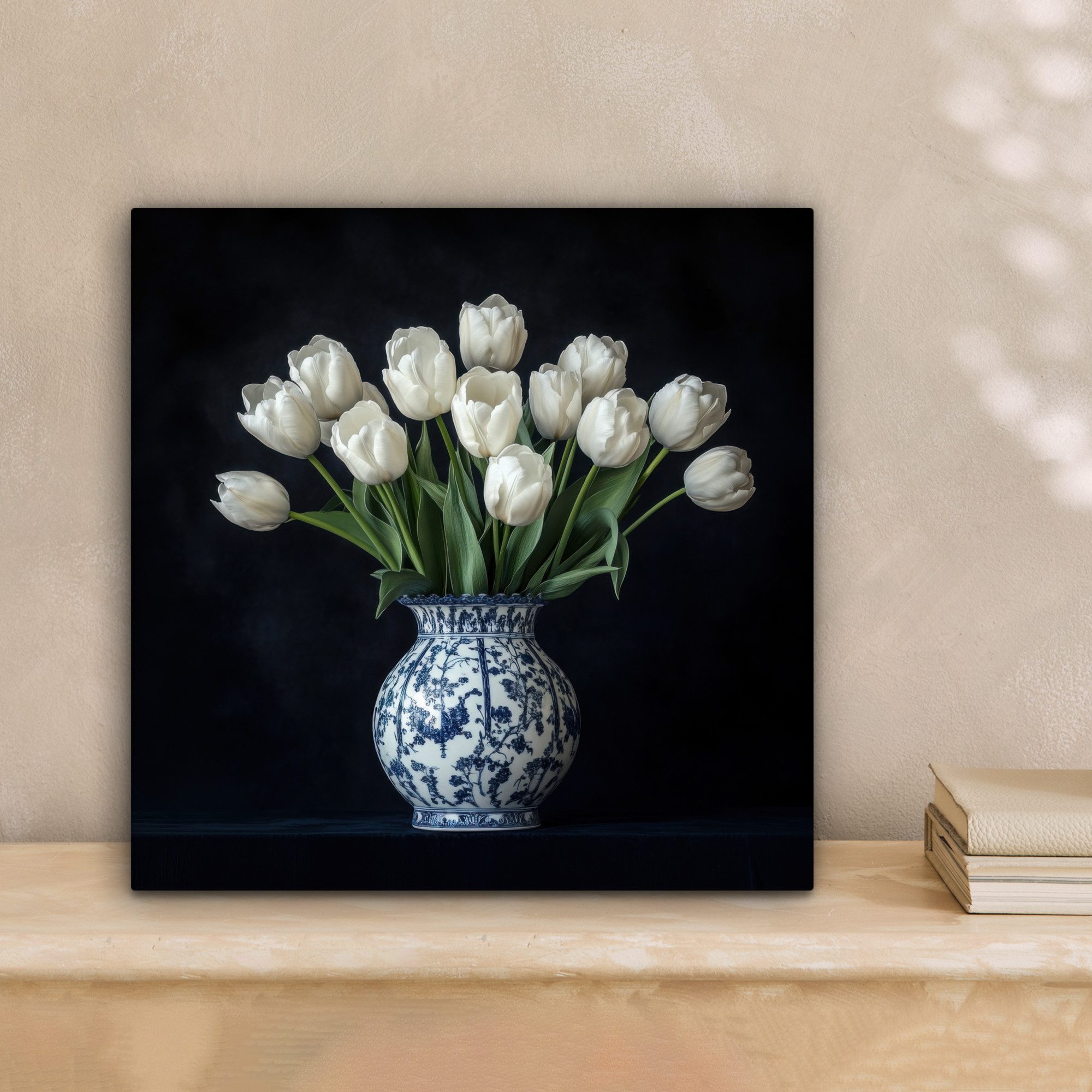OneMillionCanvasses® Leinwandbild Weiß - Blumen - günstig online kaufen